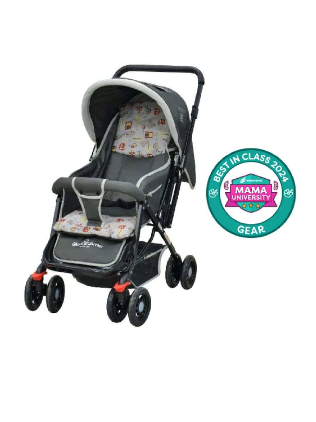 Giant Carrier Felina Stroller (Owl Design Light Gray- Image 1)