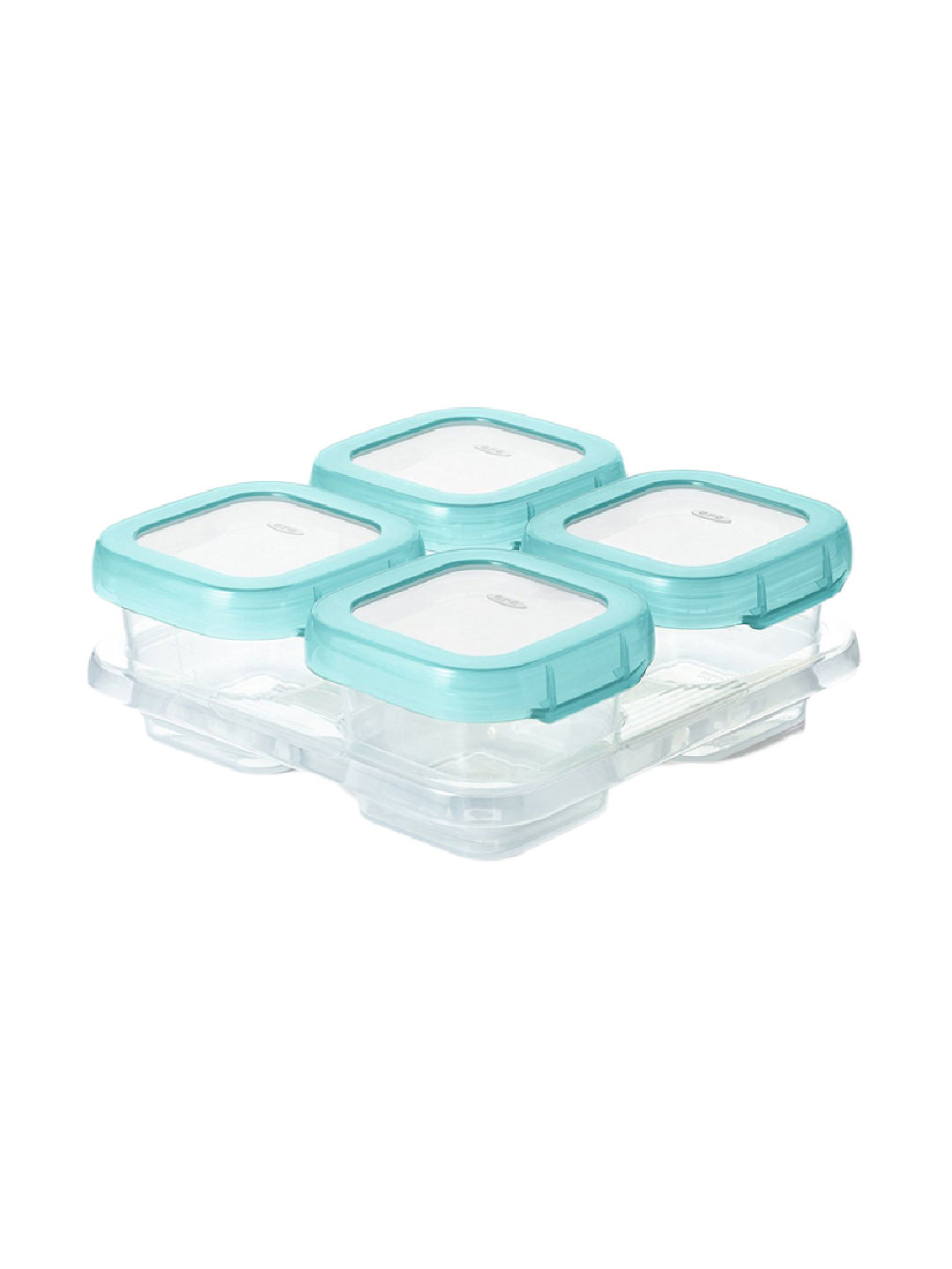 Oxo Tot Leak-proof Food Storage Containers (4oz) (Aqua- Image 1)