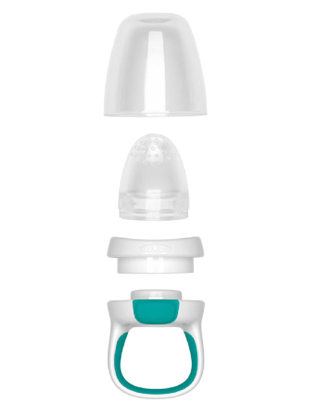 Oxo Tot Silicone Self-Feeder (Teal- Image 2)