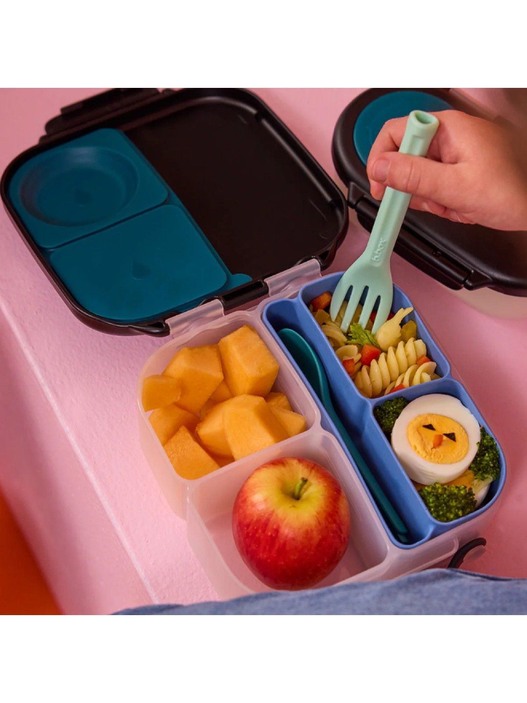 b.box Silicone Bento Tray - Mini (Ocean- Image 2)