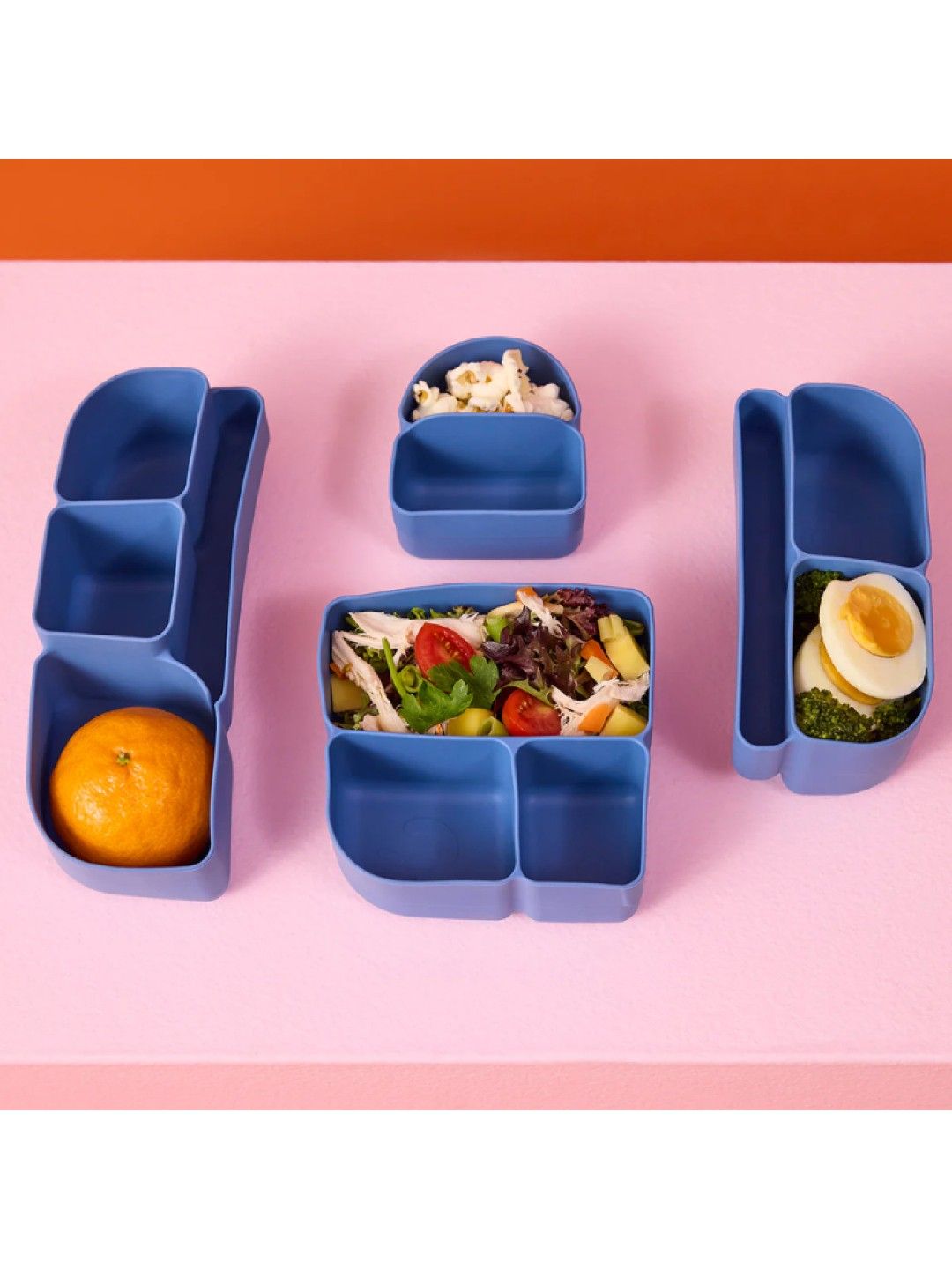 b.box Silicone Bento Tray - Mini (Ocean- Image 4)