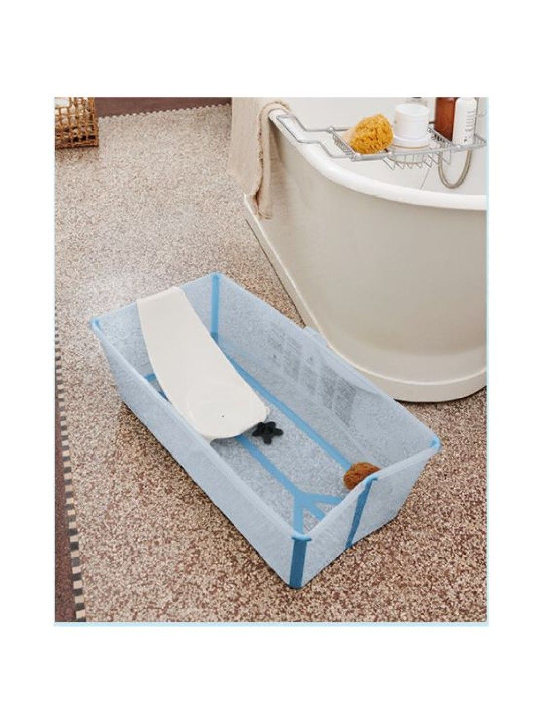 Stokke® Flexi Bath® Bath Tub X-Large (31 in) (Ocean Blue- Image 4)