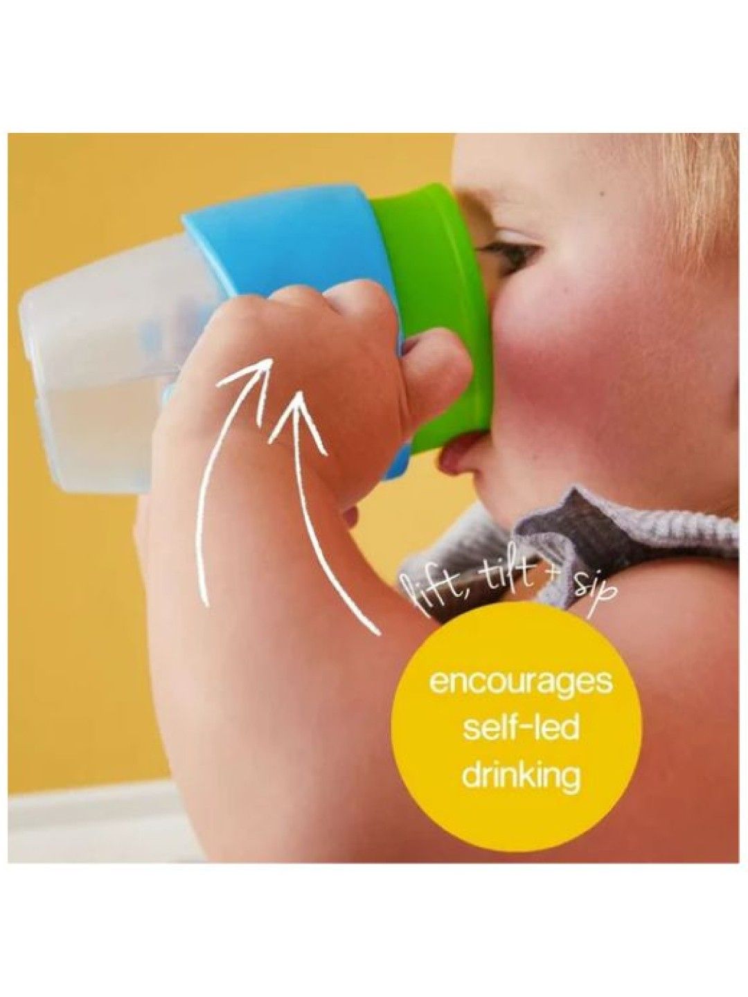 b.box 360 Cup with Silicone Drinking Rim (Ocean Breeze- Image 3)