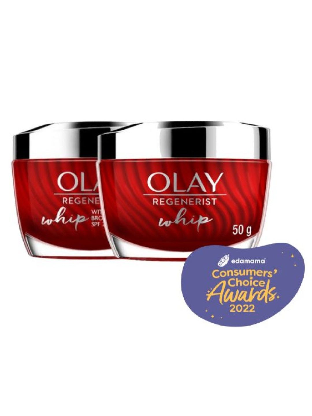 Olay Regenerist Whip Cream + UV Sunscreen Cream (50g) (No Color- Image 1)