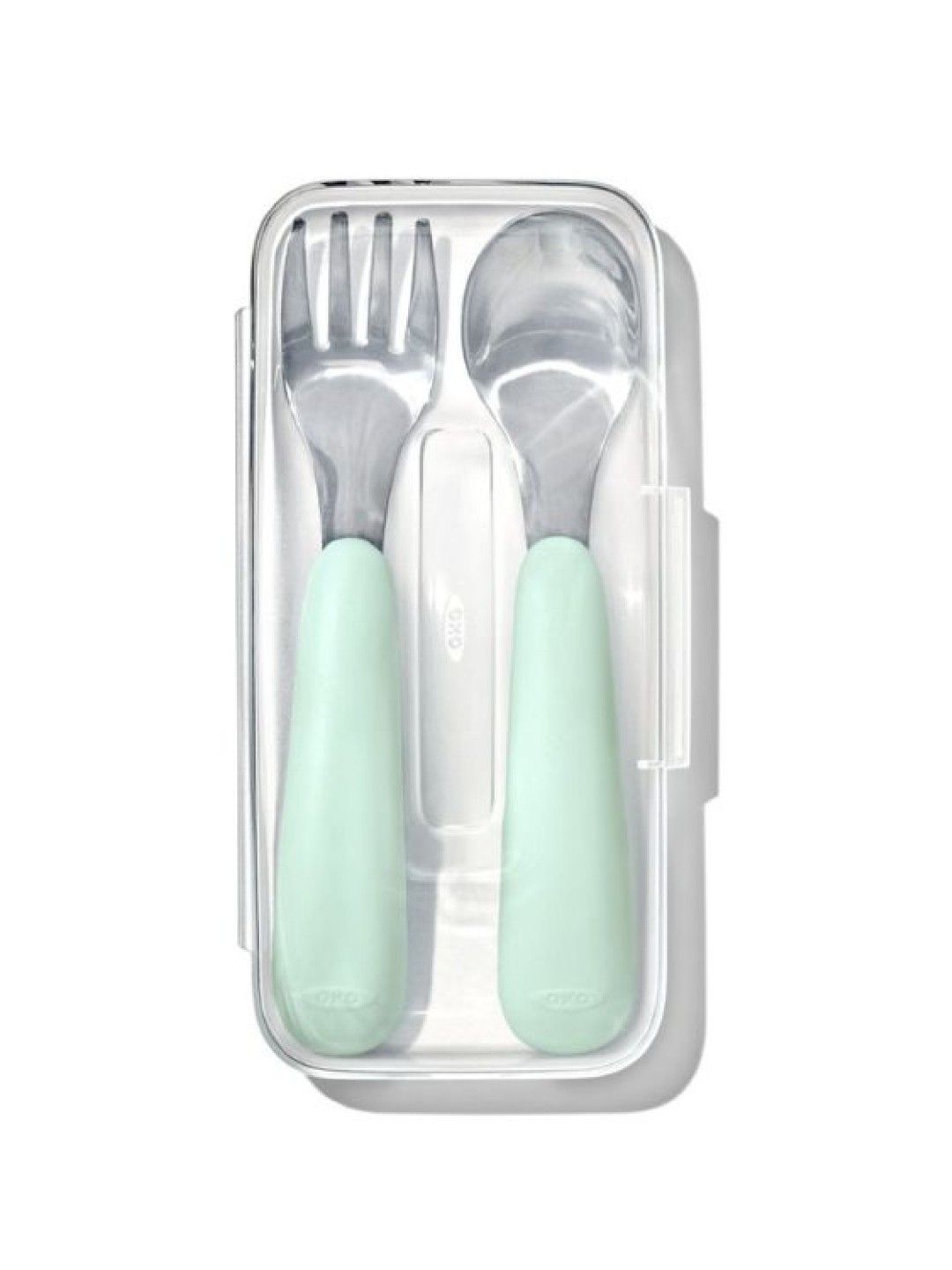Oxo Tot On the Go Fork and Spoon Set (Opal- Image 1)