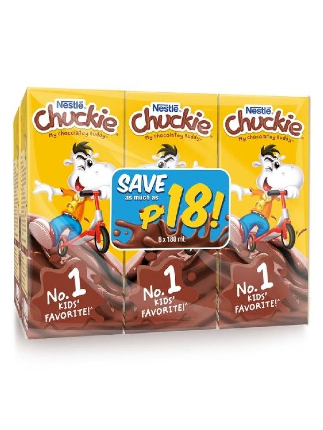Chuckie Opti-Grow 6 Savers Pack (180ml x 6)