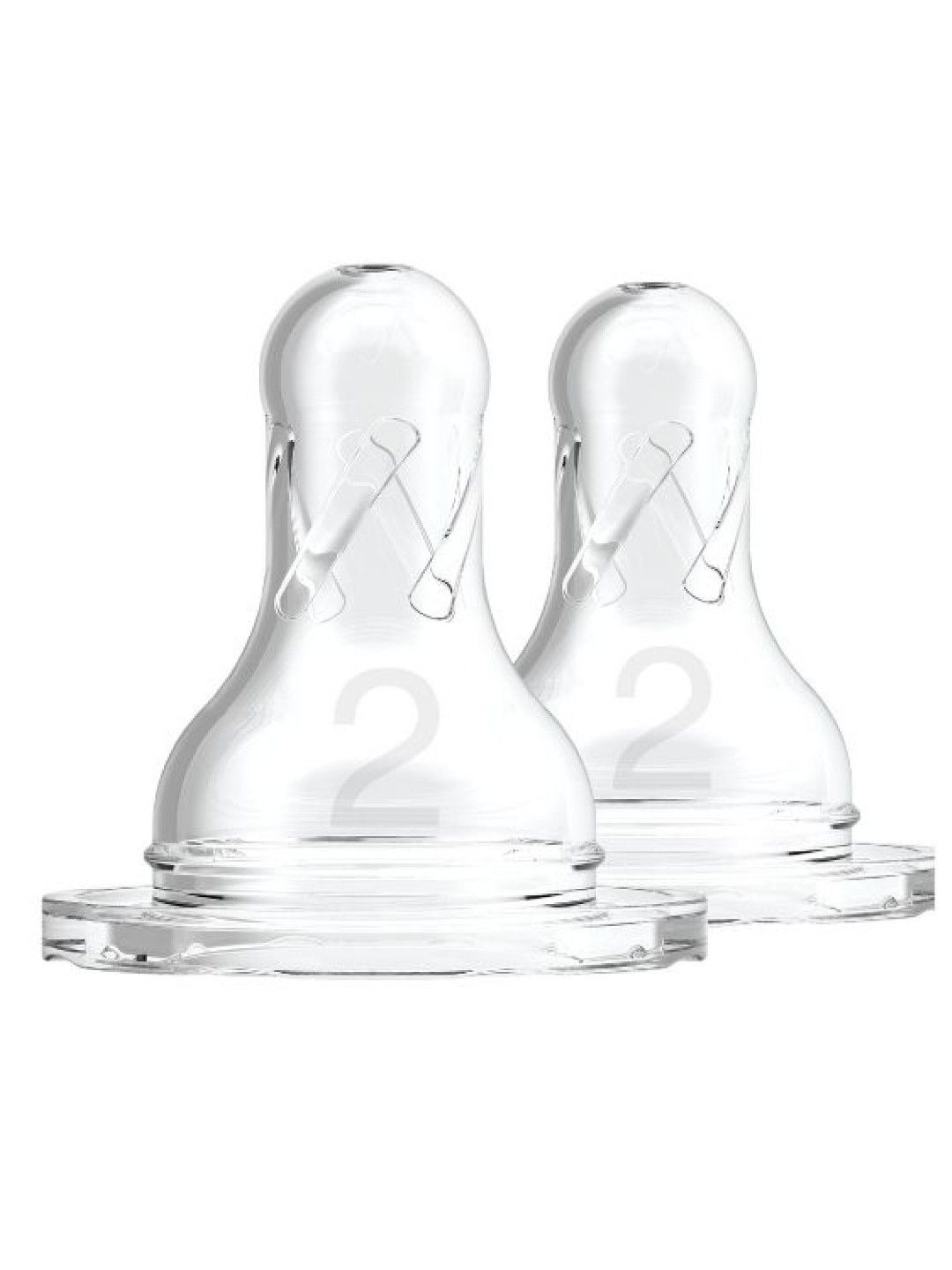 Dr. Brown's Options+ Narrow Neck Silicone Nipple Level 2, Bundle of 2