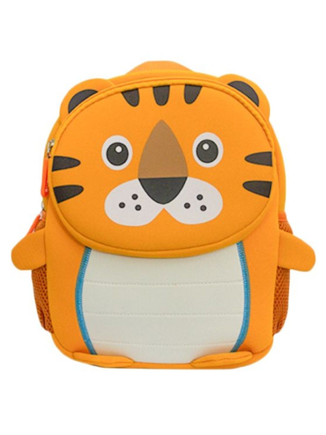 Giggli Waterproof Neoprene Animal School Backpack (Orange Tiger- Image 1)