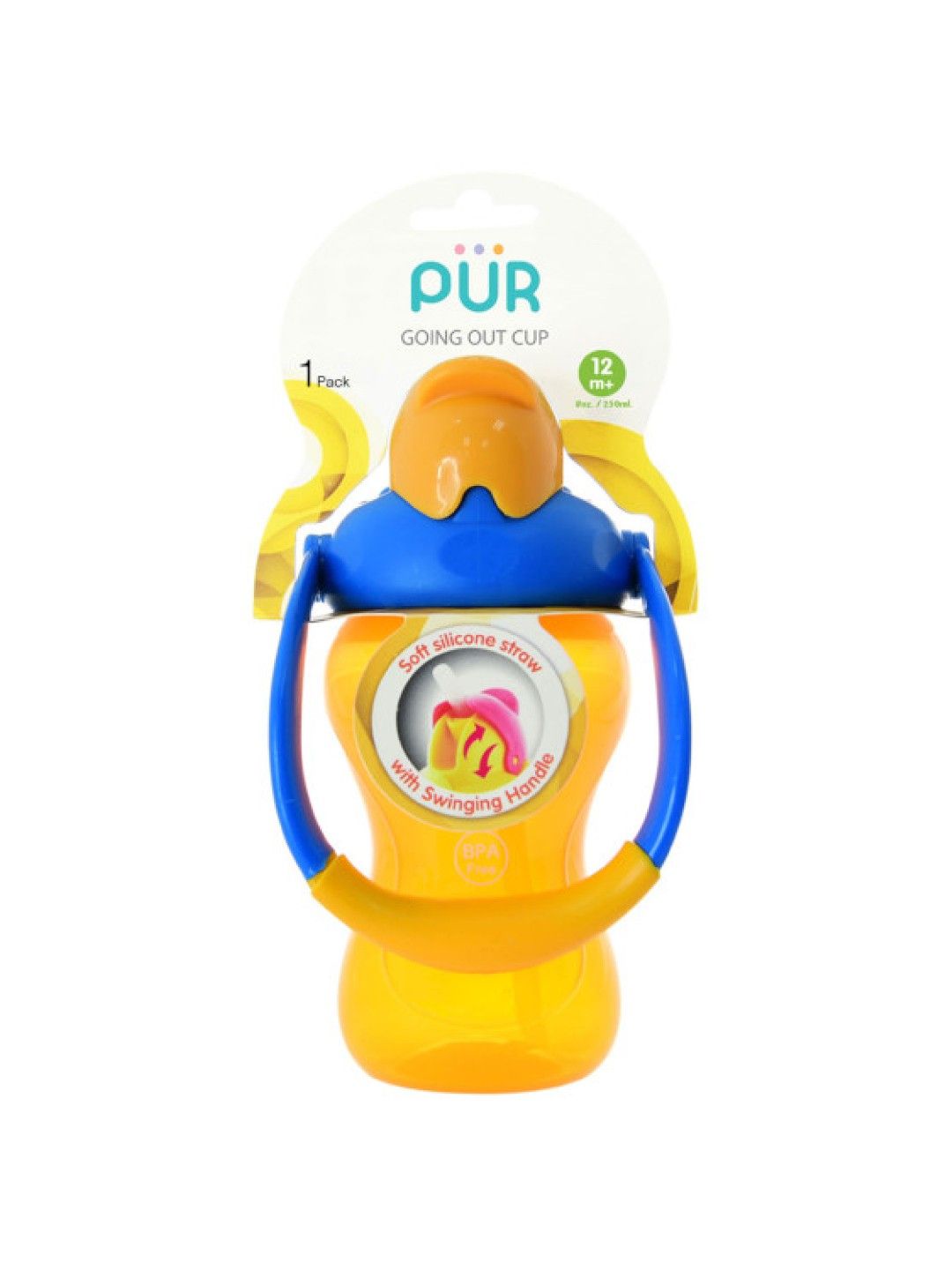 Pur Goin Out Cup (250ml) (Orange- Image 1)