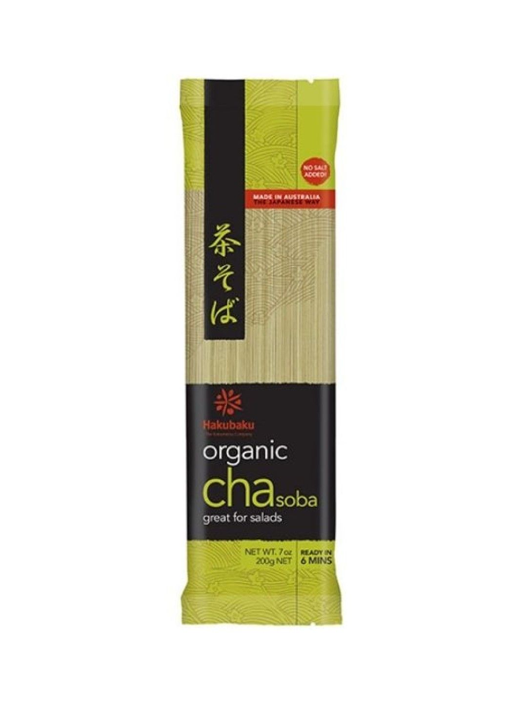 Hakubaku Organic Japanese Noodles (Cha Soba- Image 1)