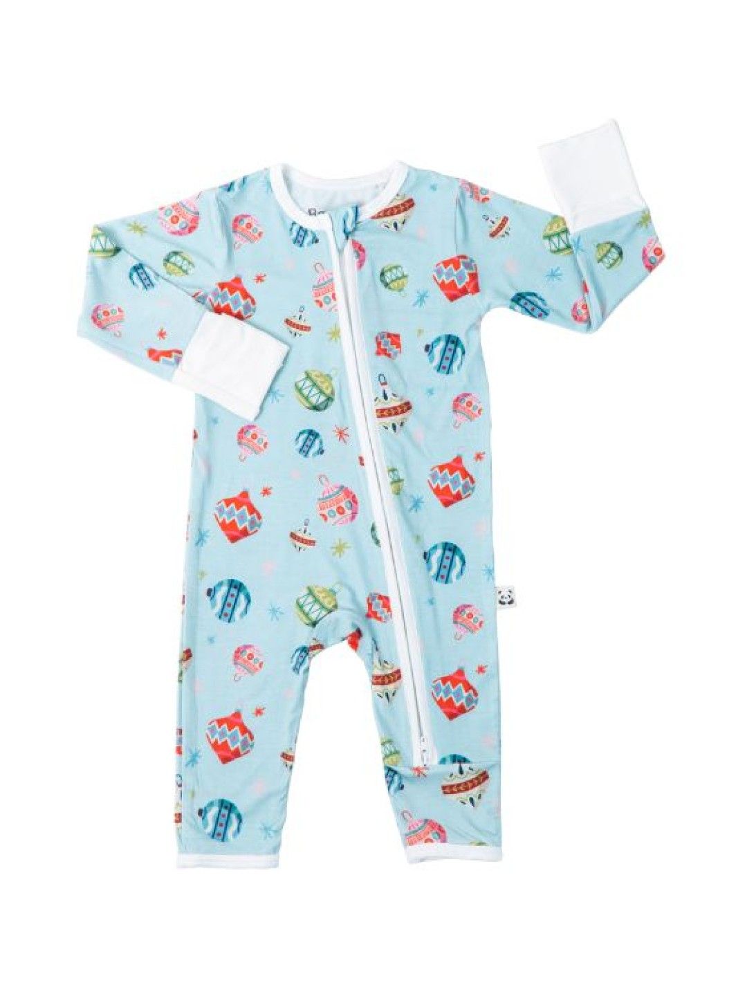 Bamberry Baby Zippered Romper (Ornaments) (No Color- Image 1)