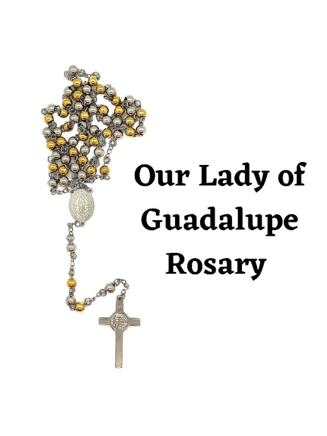 Laudate Mariam Our Lady Of Guadalupe Rosary (No Color- Image 2)