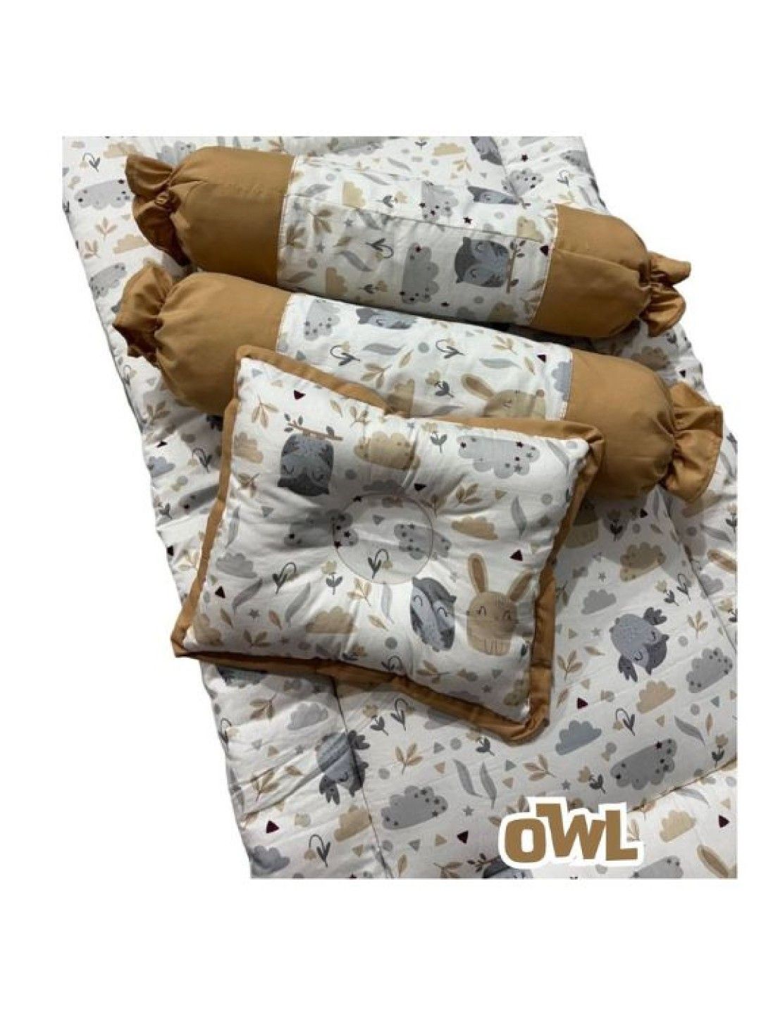 QT Hub 7pc. Baby Bedding Set (Owl- Image 1)