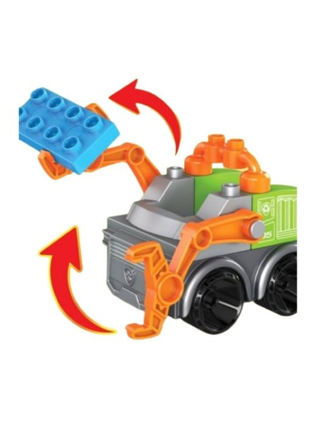 Mega Bloks PAW Patrol: The Movie - Rocky’s City Recycling Truck Set (No Color- Image 3)