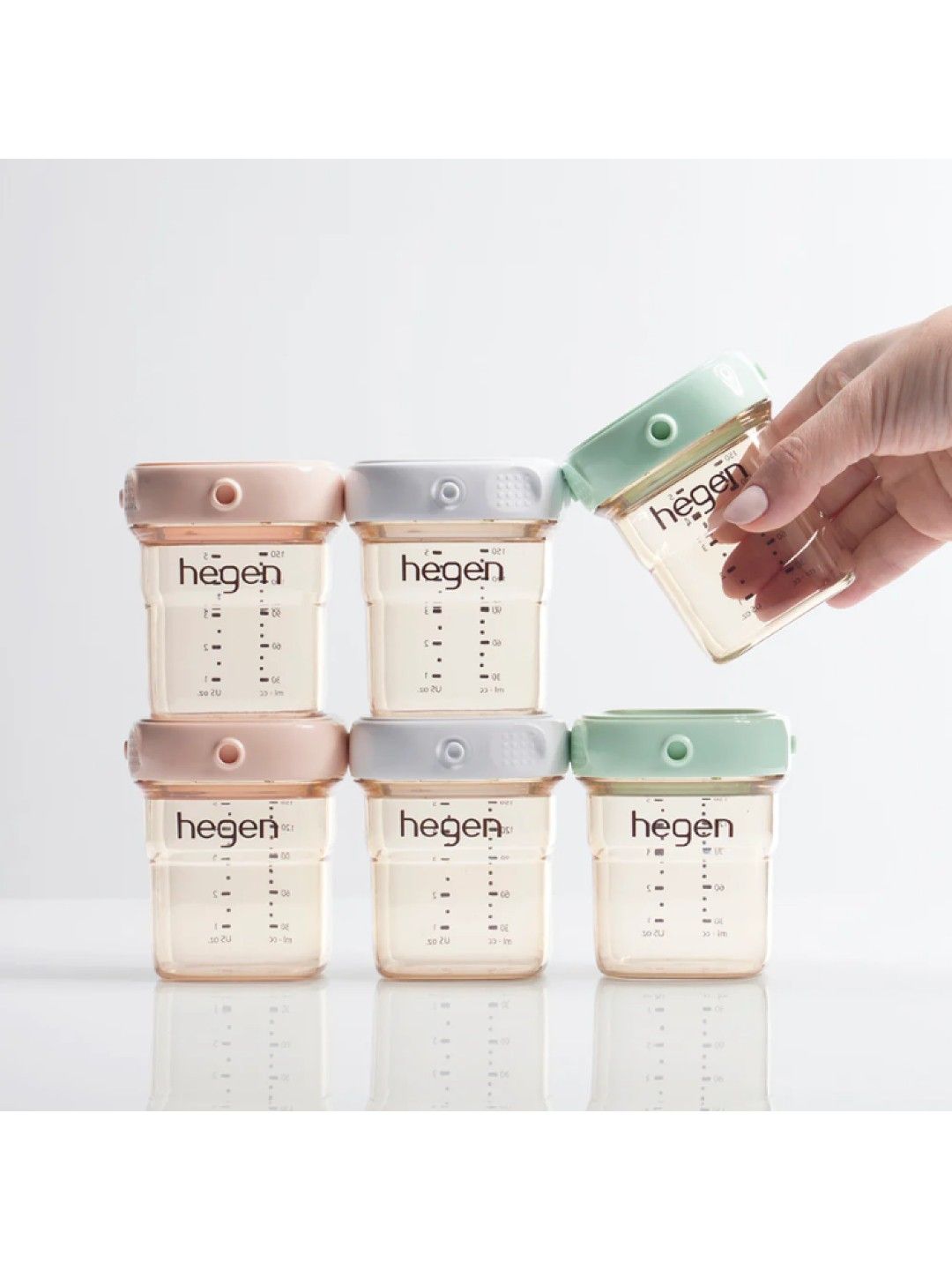 Hegen PCTO™ Breast Milk Storage Lid (White- Image 3)