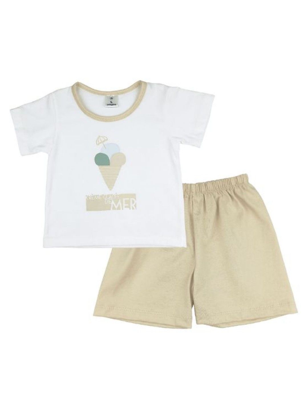 Peregrine Looms Printed T-Shirt and Shorts Set - Bains de Soleil Collection (for Infants) (No Color- Image 1)