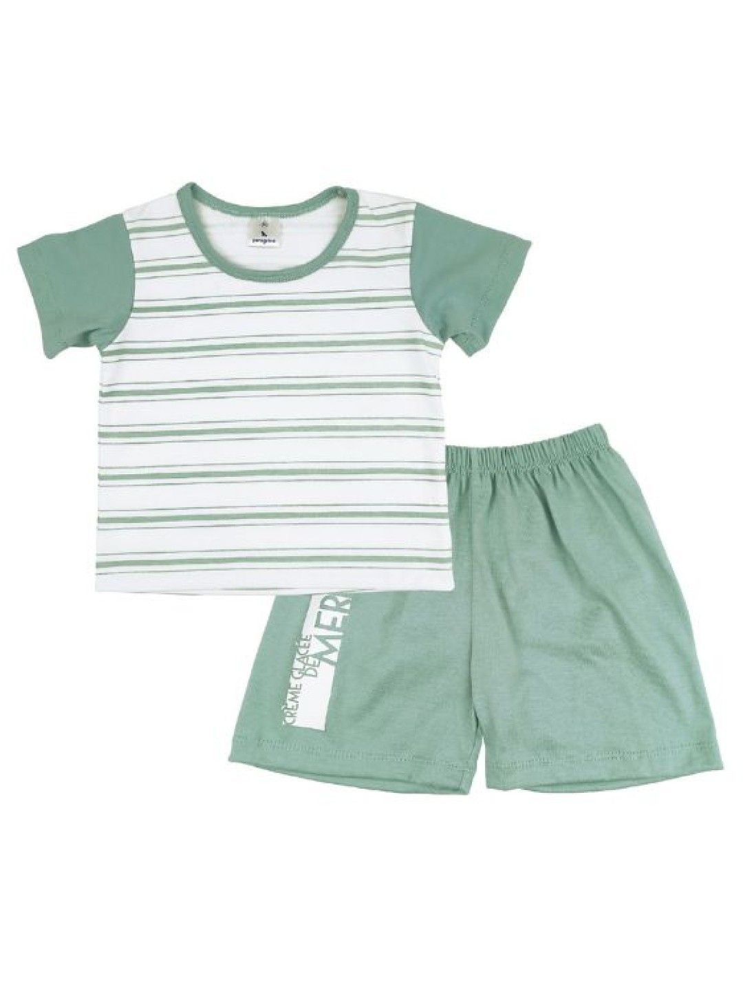 Peregrine T-Shirt and Shorts Terno Set - Bains de Soleil Collection (for Infants) (No Color- Image 1)