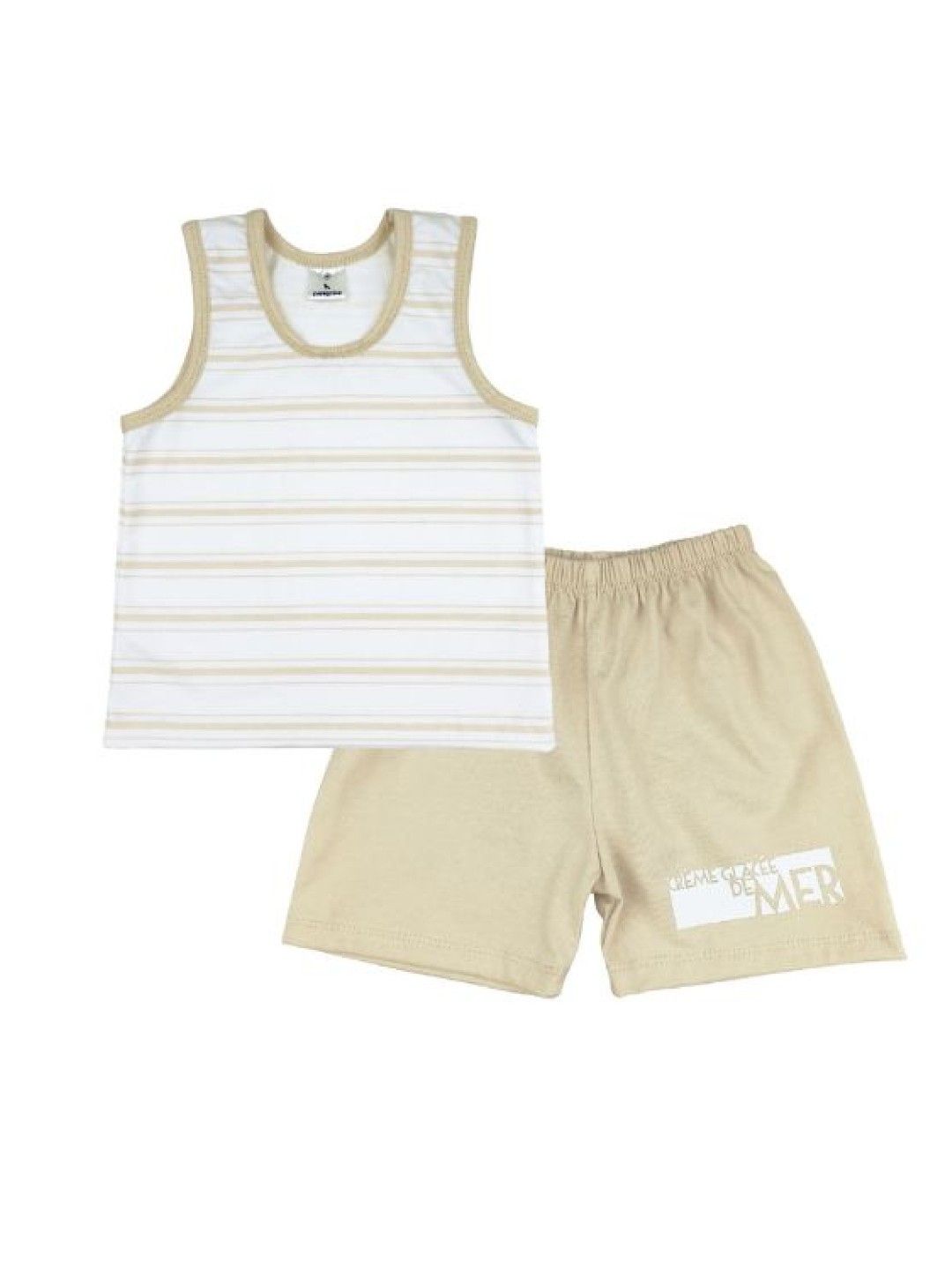 Peregrine Printed Sando and Shorts Terno Set - Bains de Soleil Collection (for Infants) (No Color- Image 1)