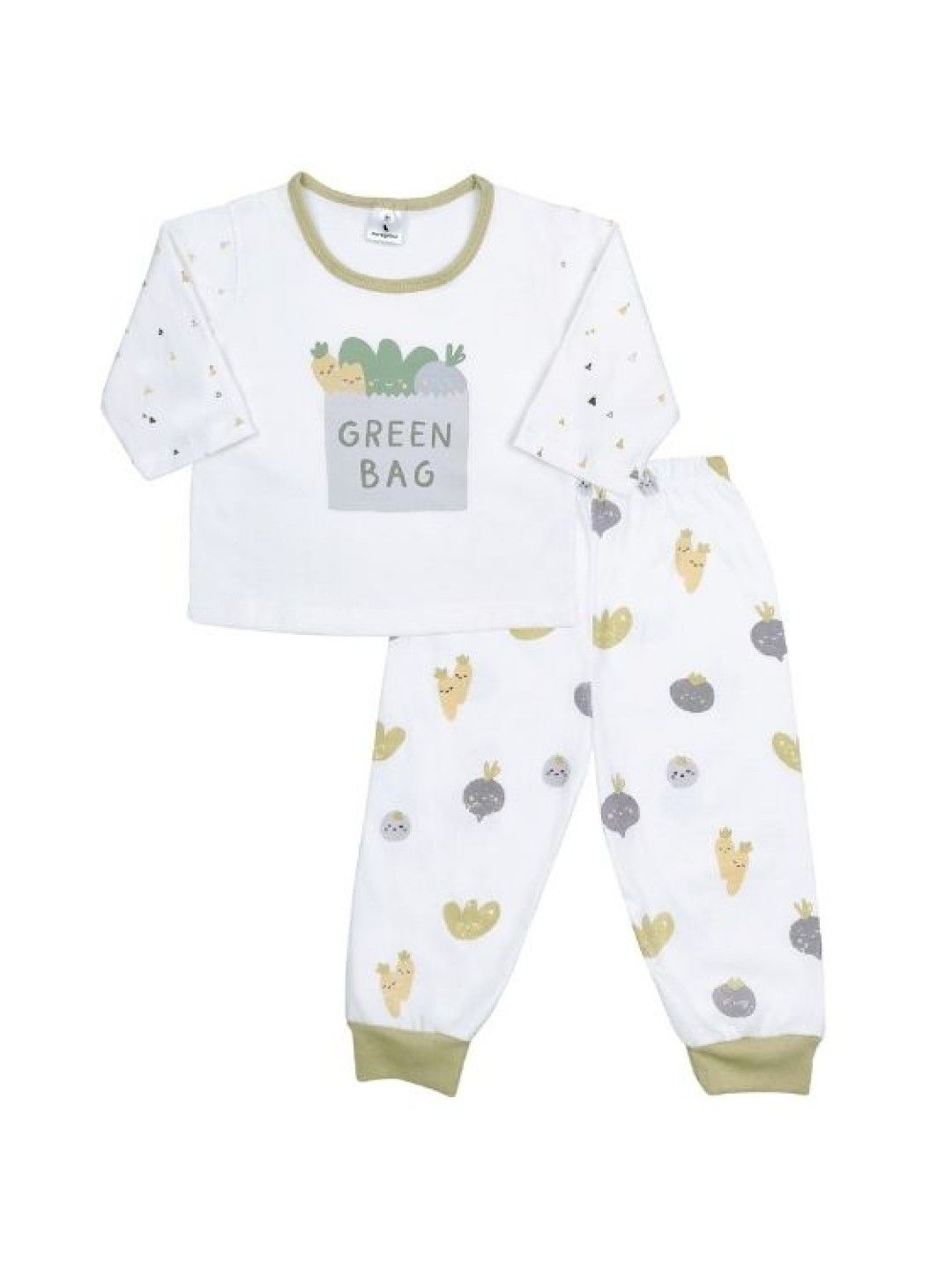 Peregrine Mini Chef Collection Long Sleeved Shirt and Pajama Terno Set (No Color- Image 1)