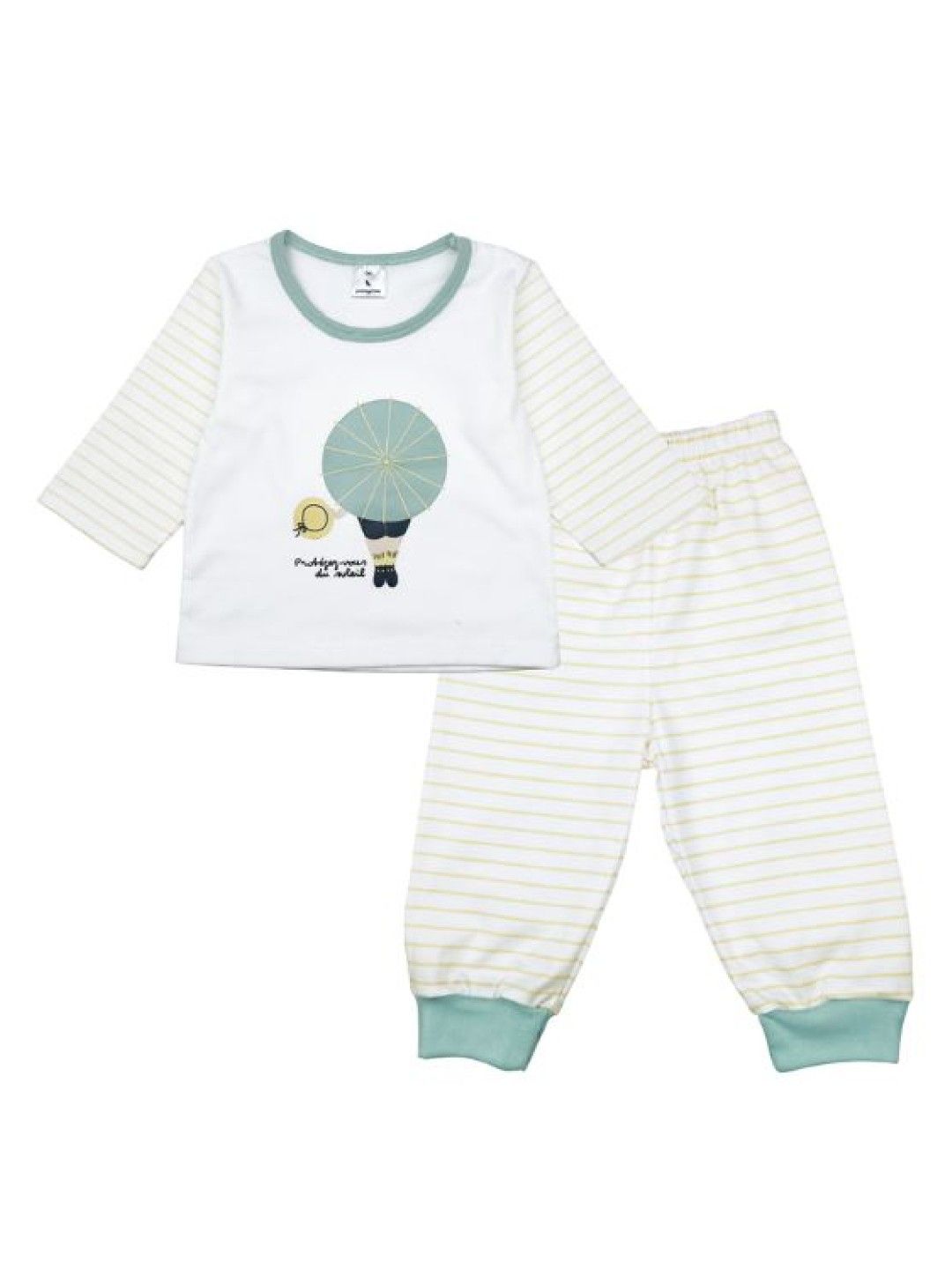 Peregrine Long Sleeved Shirt and Pajama Set - Bains de Soleil Collection (for Infants)