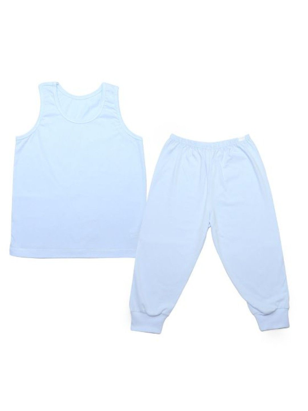 St. Patrick Singlet + Pajama Set (Plain Blue- Image 1)