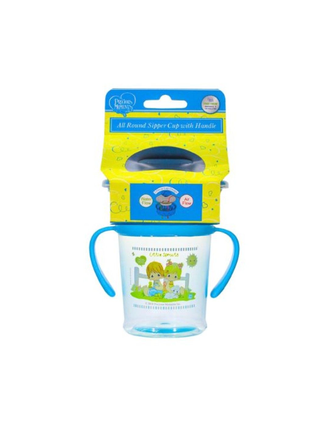 Precious Moments All Rounder Sipper Cup with Handle (9oz) (Blue- Image 2)