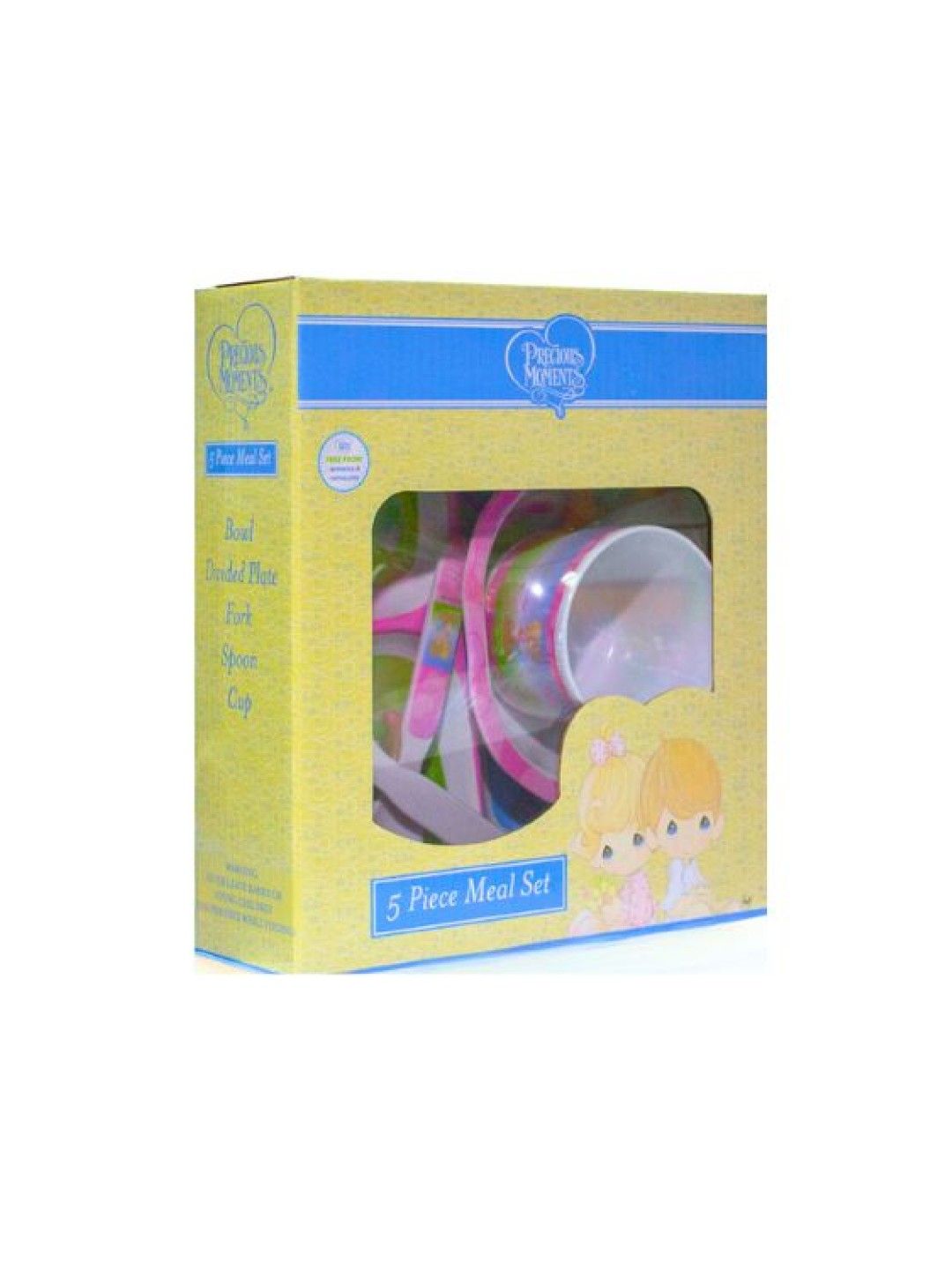 Precious Moments Baby Meal Dinner Set (5 pcs.) (Pink- Image 2)