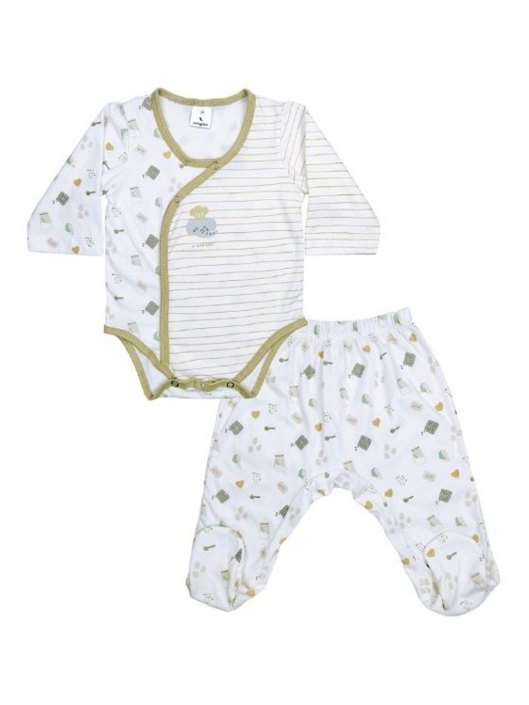 Peregrine Mini Chef Collection Creeper and Pajama Terno Set