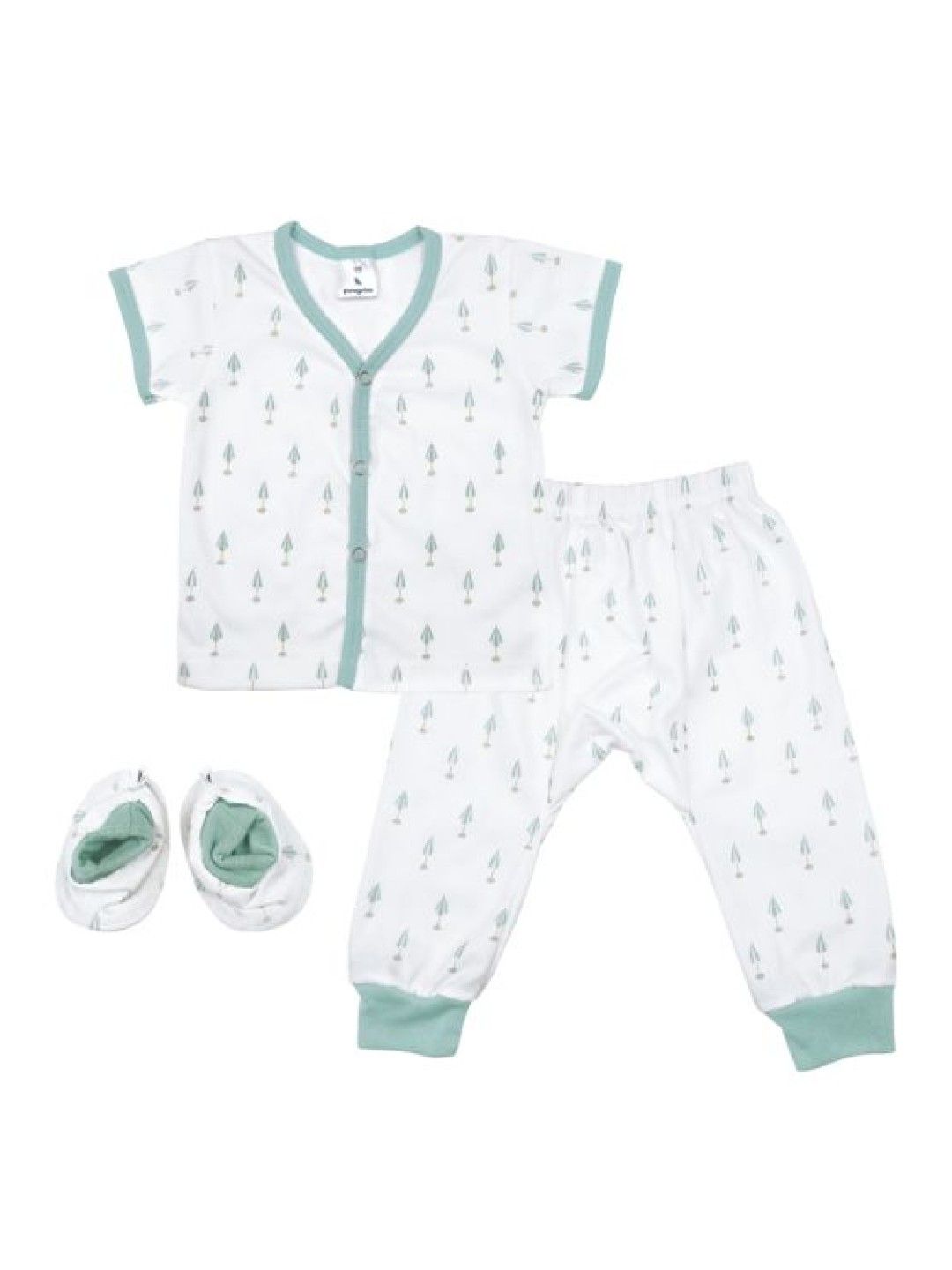 Peregrine Buttoned Shirt and Pajama Terno Set - Bains de Soleil Collection (for Infants)