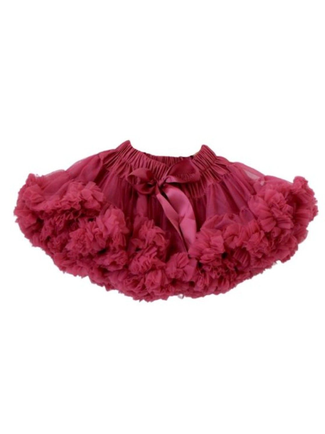 Style Me Little Extra Full Petti Skirt & Tee Set (Burgundy- Image 3)