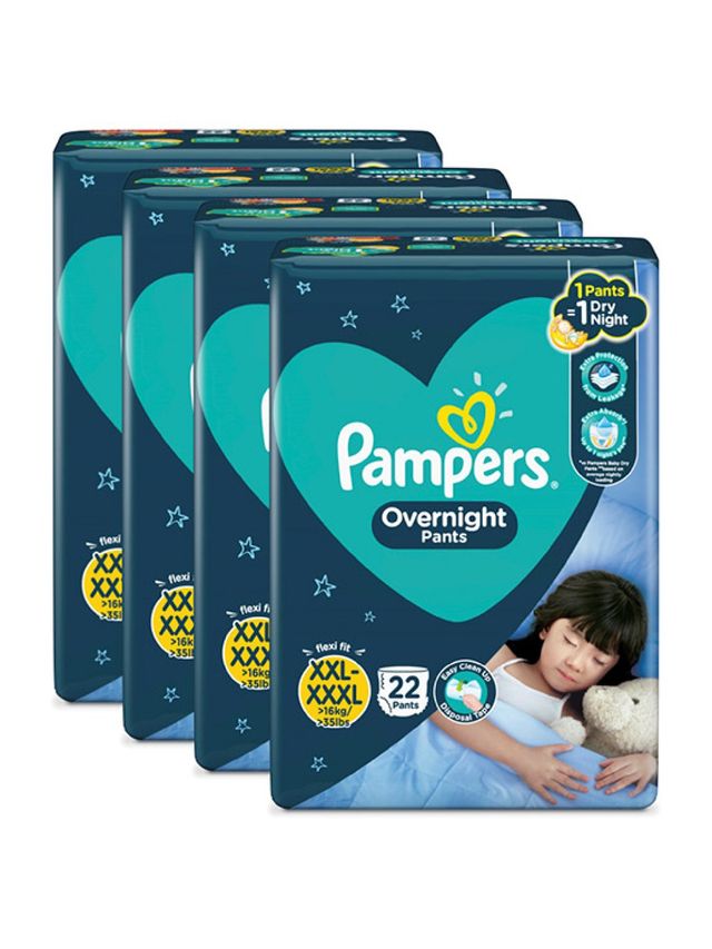 Pampers Overnight Pants XXL 22s x 4 packs (88 pcs) | edamama