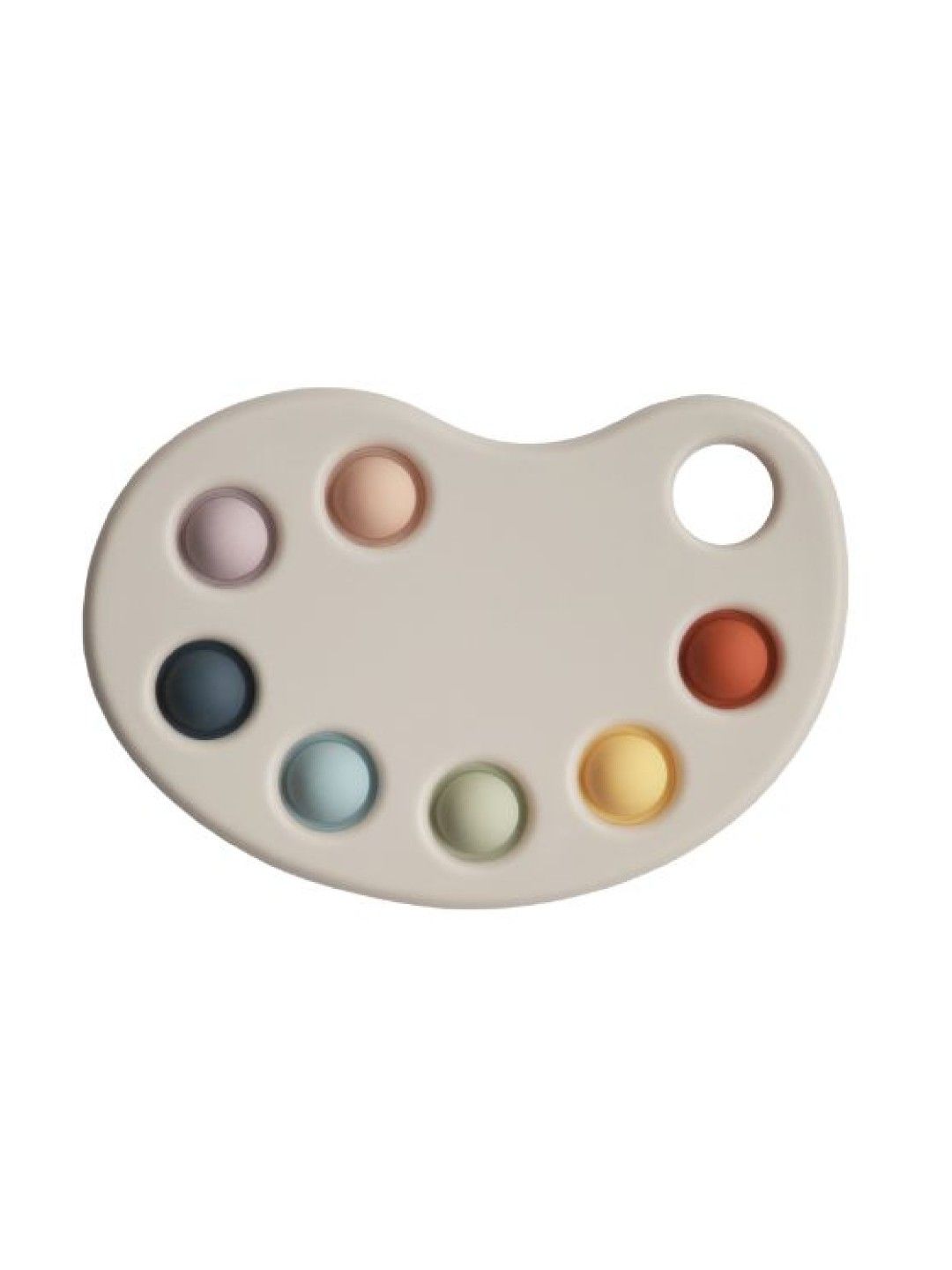 Mushie Paint Palette Press Toy (Multicolor- Image 1)