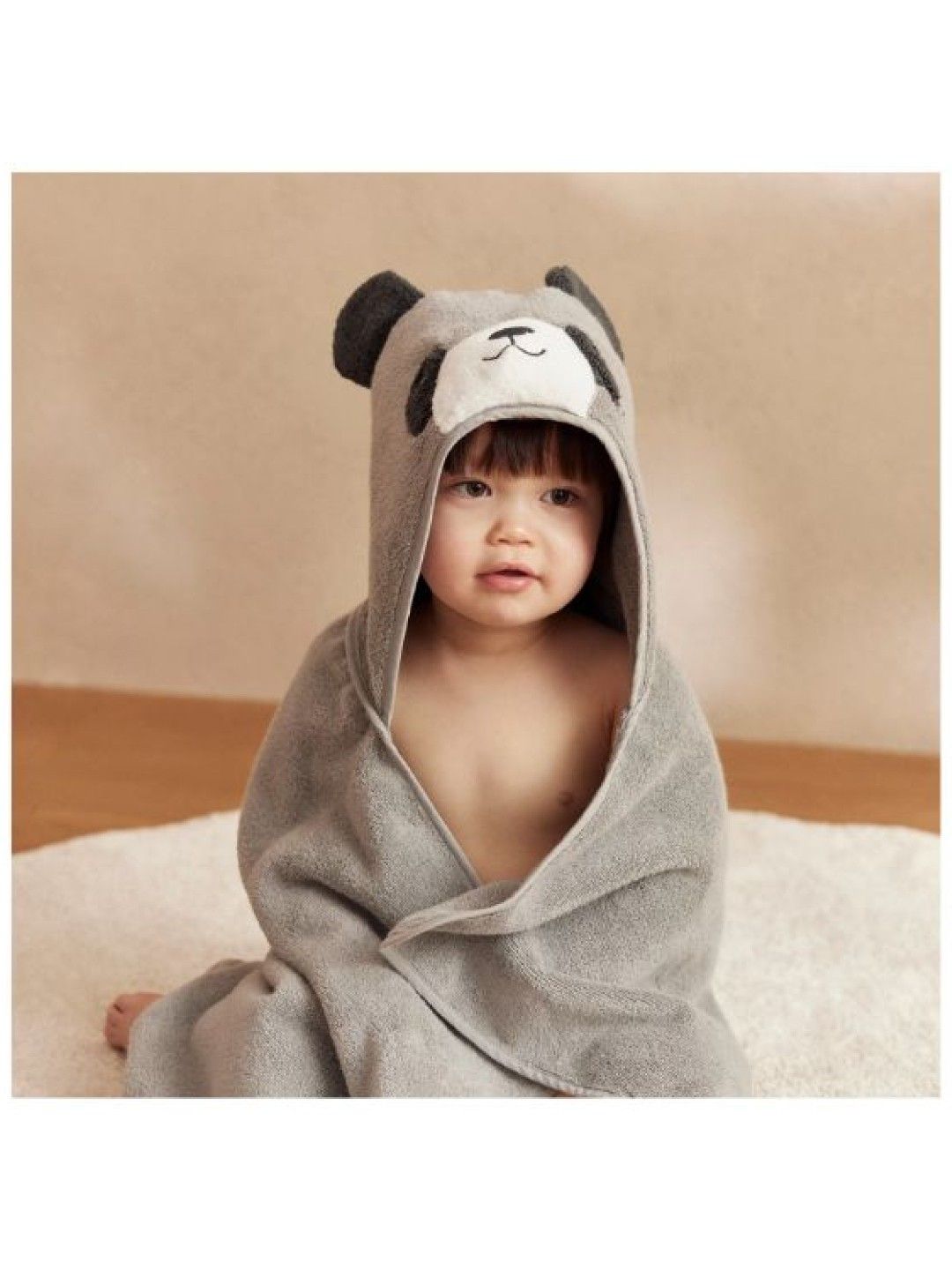 Baby Mori Animal Hooded Toddler Towels - Panda (No Color- Image 2)