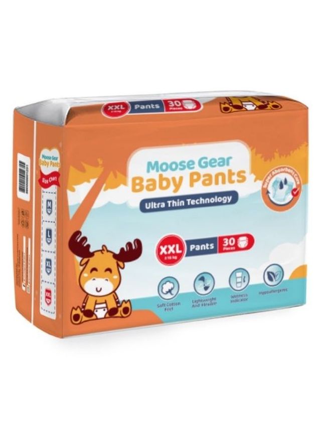 Moose Gear Baby Pants Diapers XXL (30 pcs)