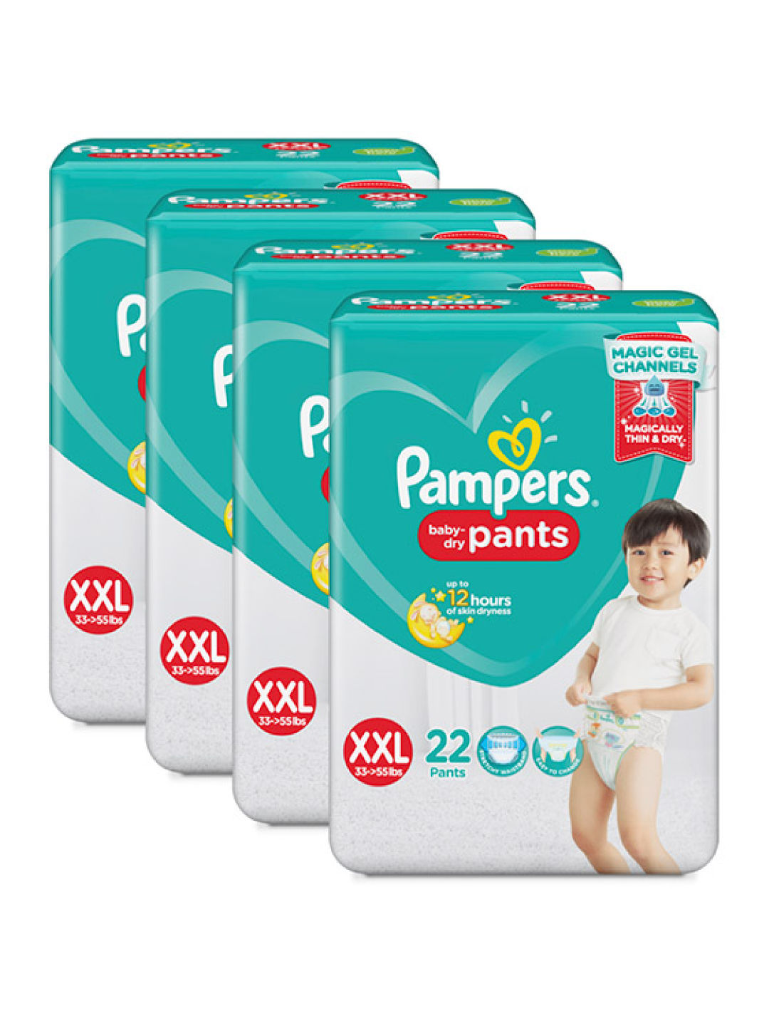 Pampers Baby Dry Pants XXL Bundle 4 x 22pcs (88 pcs) edamama