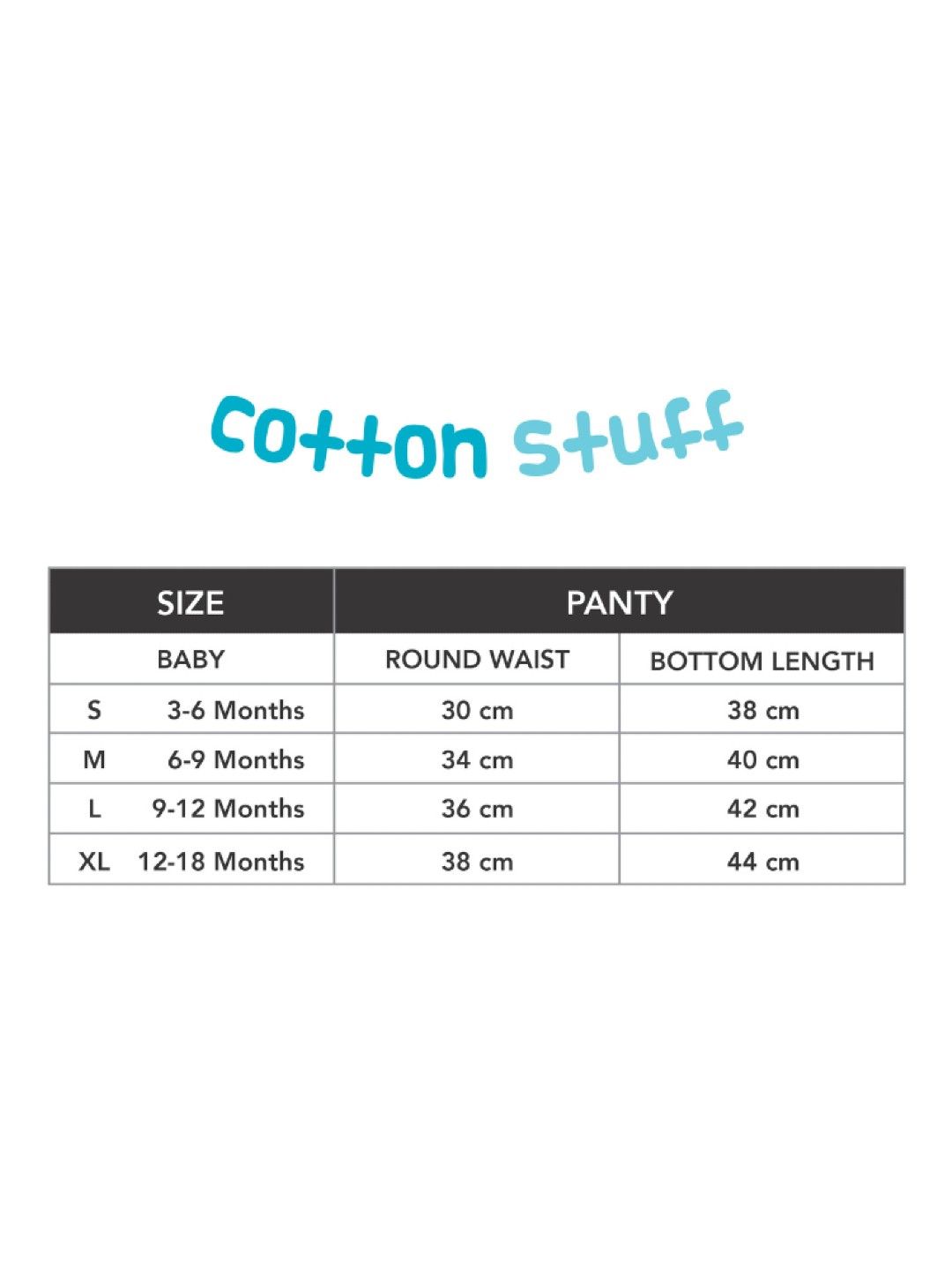 Cotton Stuff 3-piece Panty (White) (No Color- Image 3)