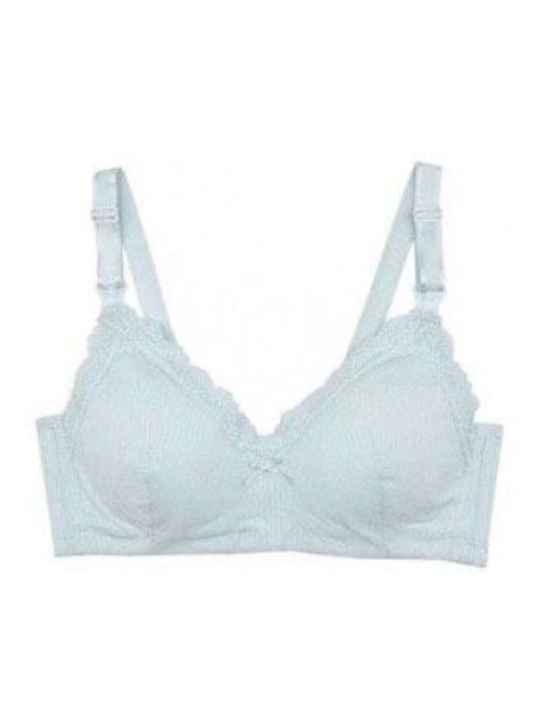 QT Hub Soft Cotton Nursing Bra (Bra Extender Included) (Pastel Green- Image 1)