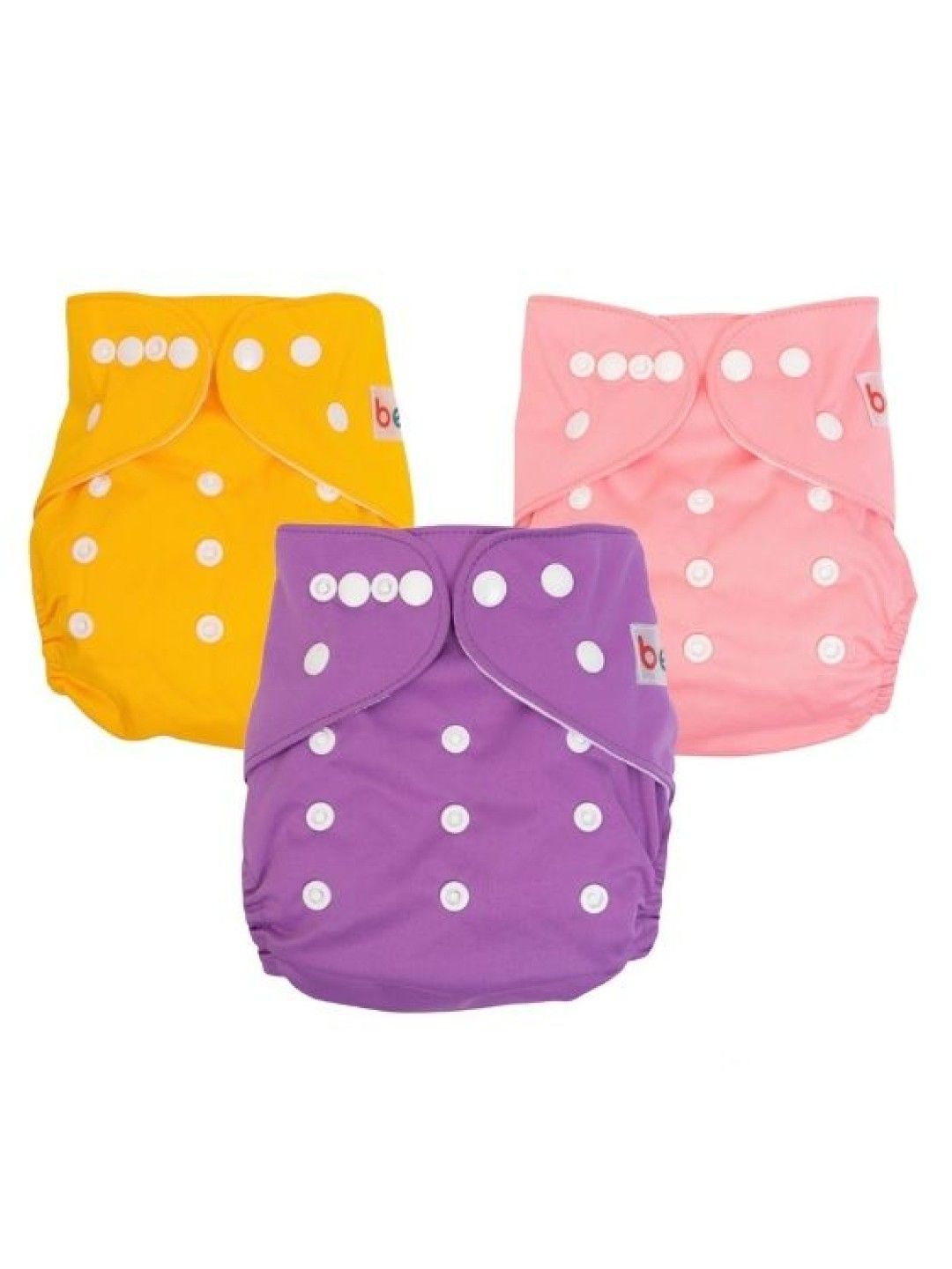bean fashion Snappies Pastel Tones Gear Cloth Diaper (Set of 3)