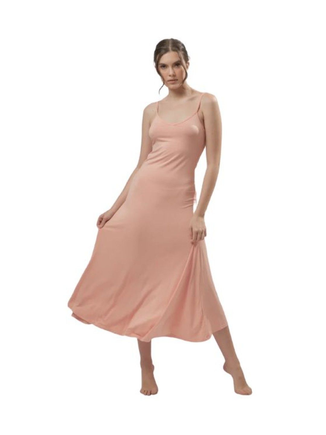 Bamberry Baby Maxi Dress (Peach Pink- Image 3)