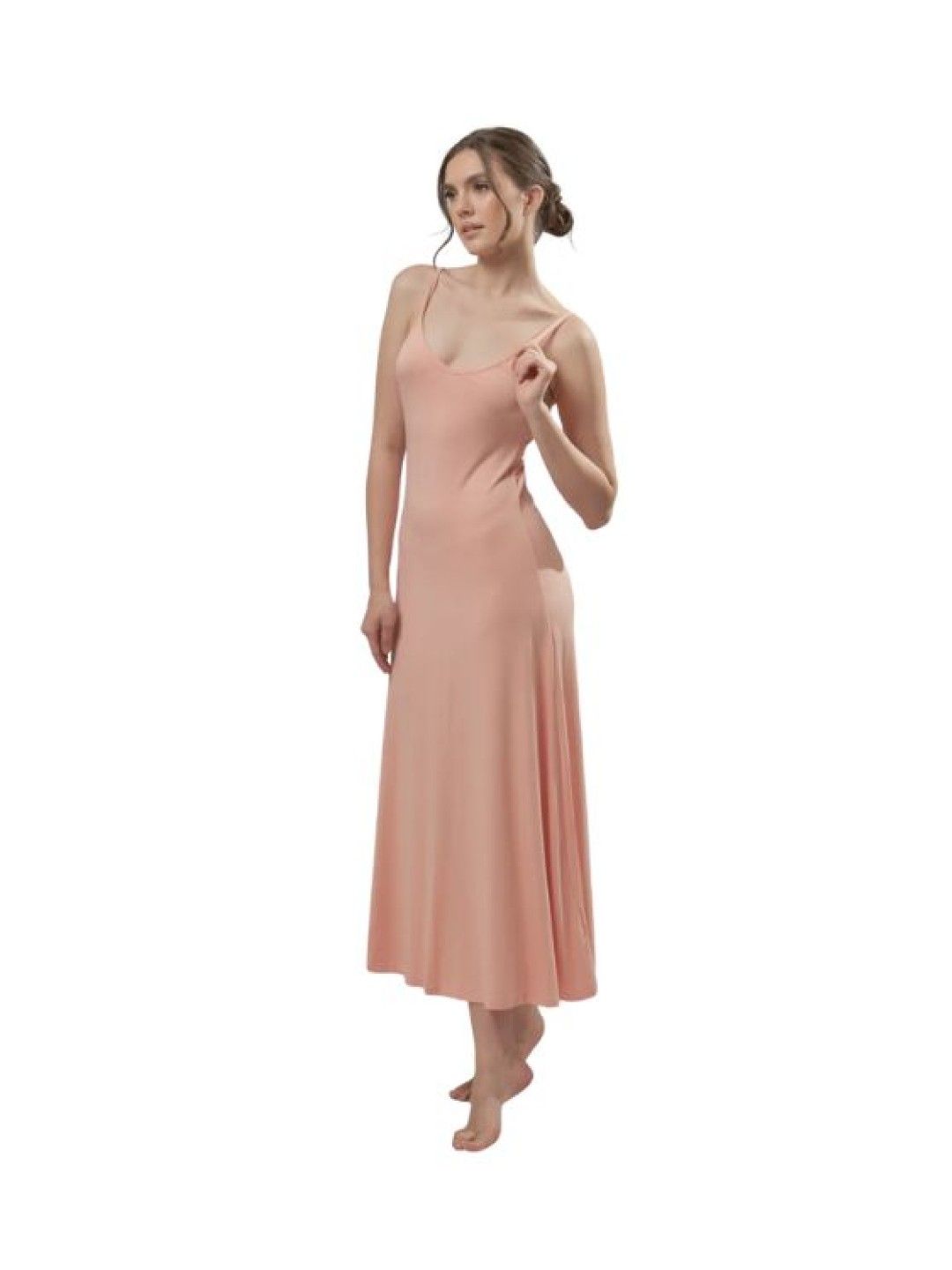 Bamberry Baby Maxi Dress (Peach Pink- Image 4)