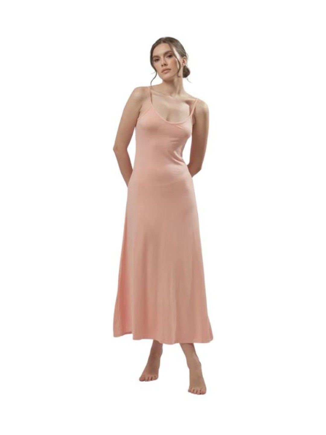 Bamberry Baby Maxi Dress (Peach Pink- Image 1)