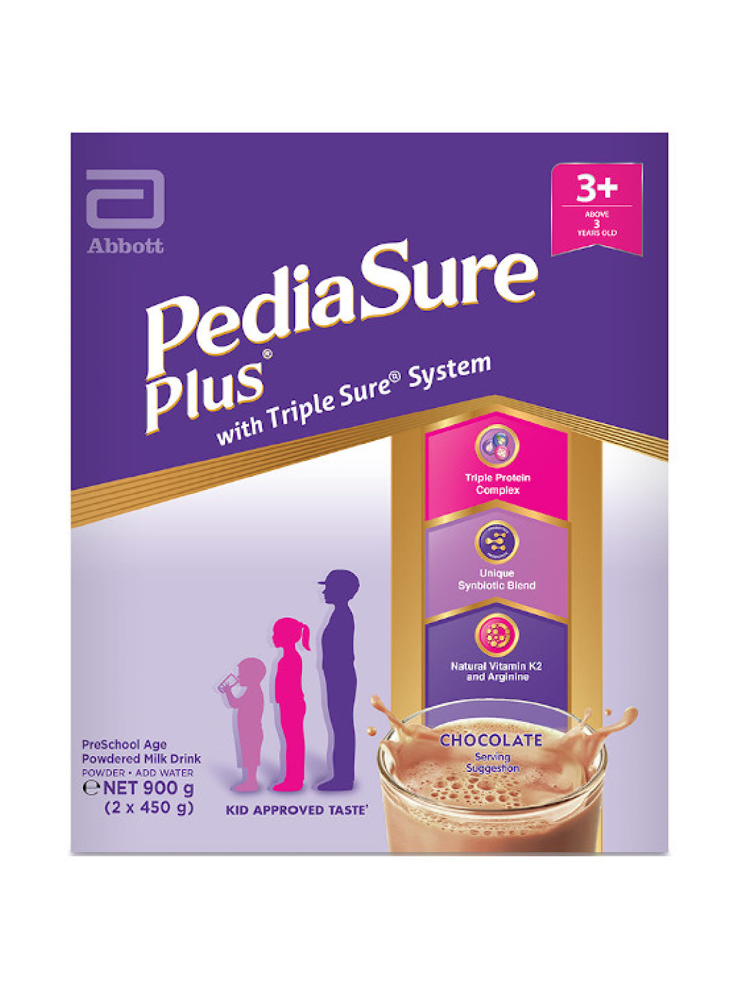 Pediasure Plus Choco For 3 Years Old & Above (900g) (No Color- Image 2)