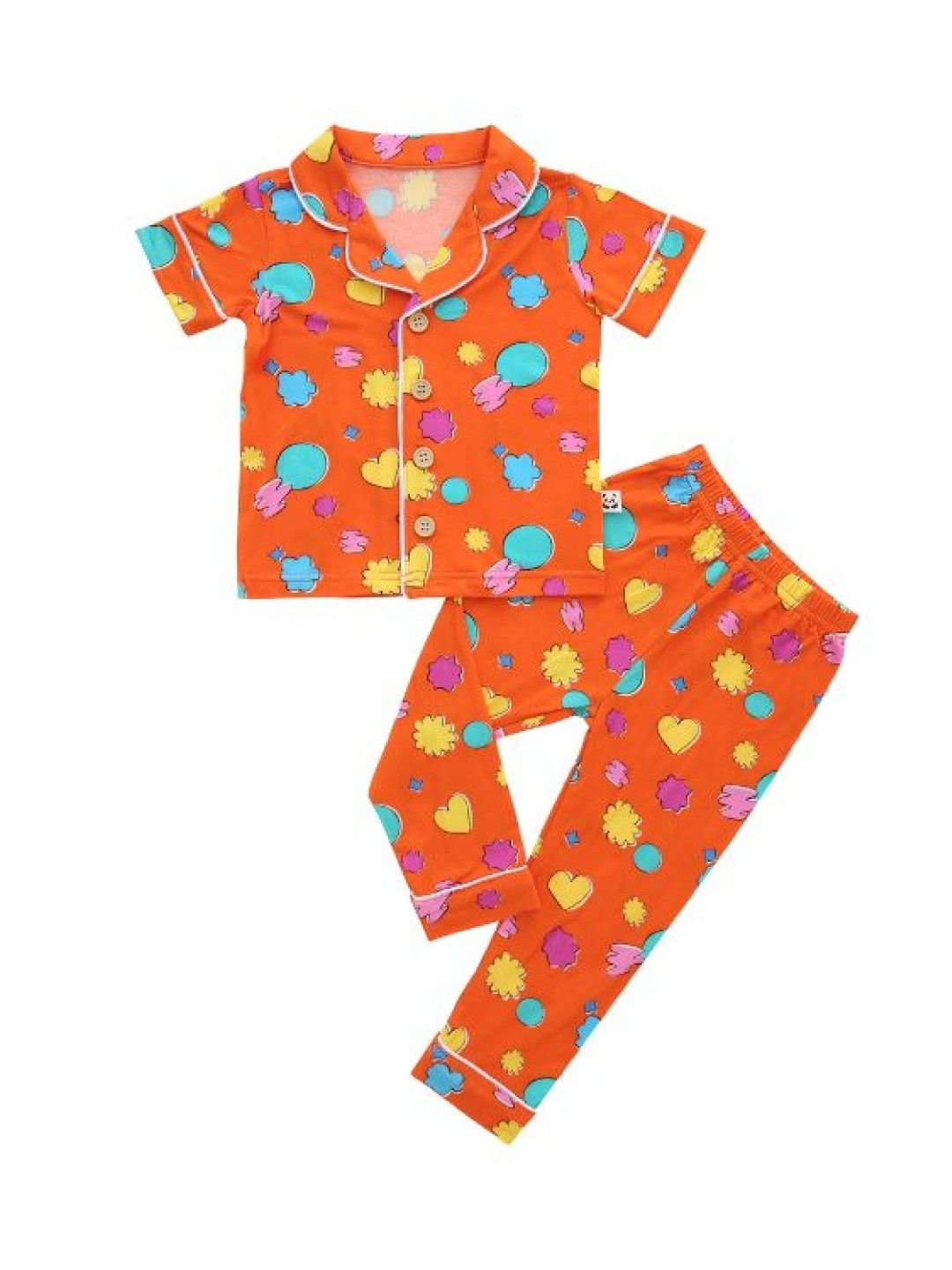 Bamberry Baby Short Sleeved Button Down PJ Set, PTD