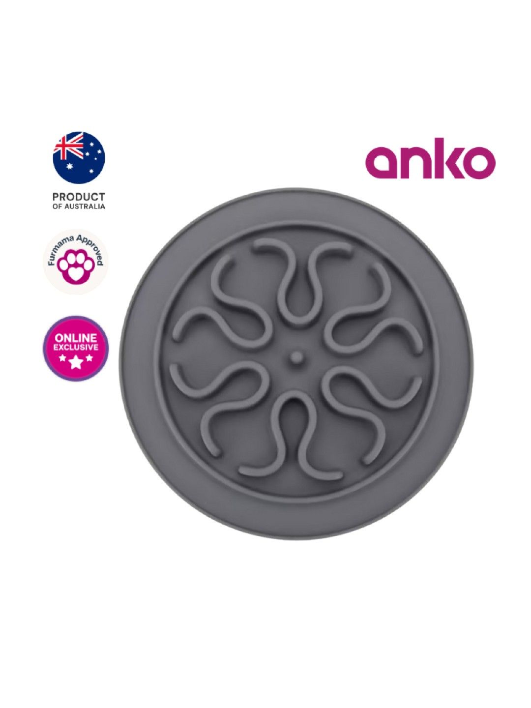 Anko Pet Slow Eat Mat (No Color- Image 1)