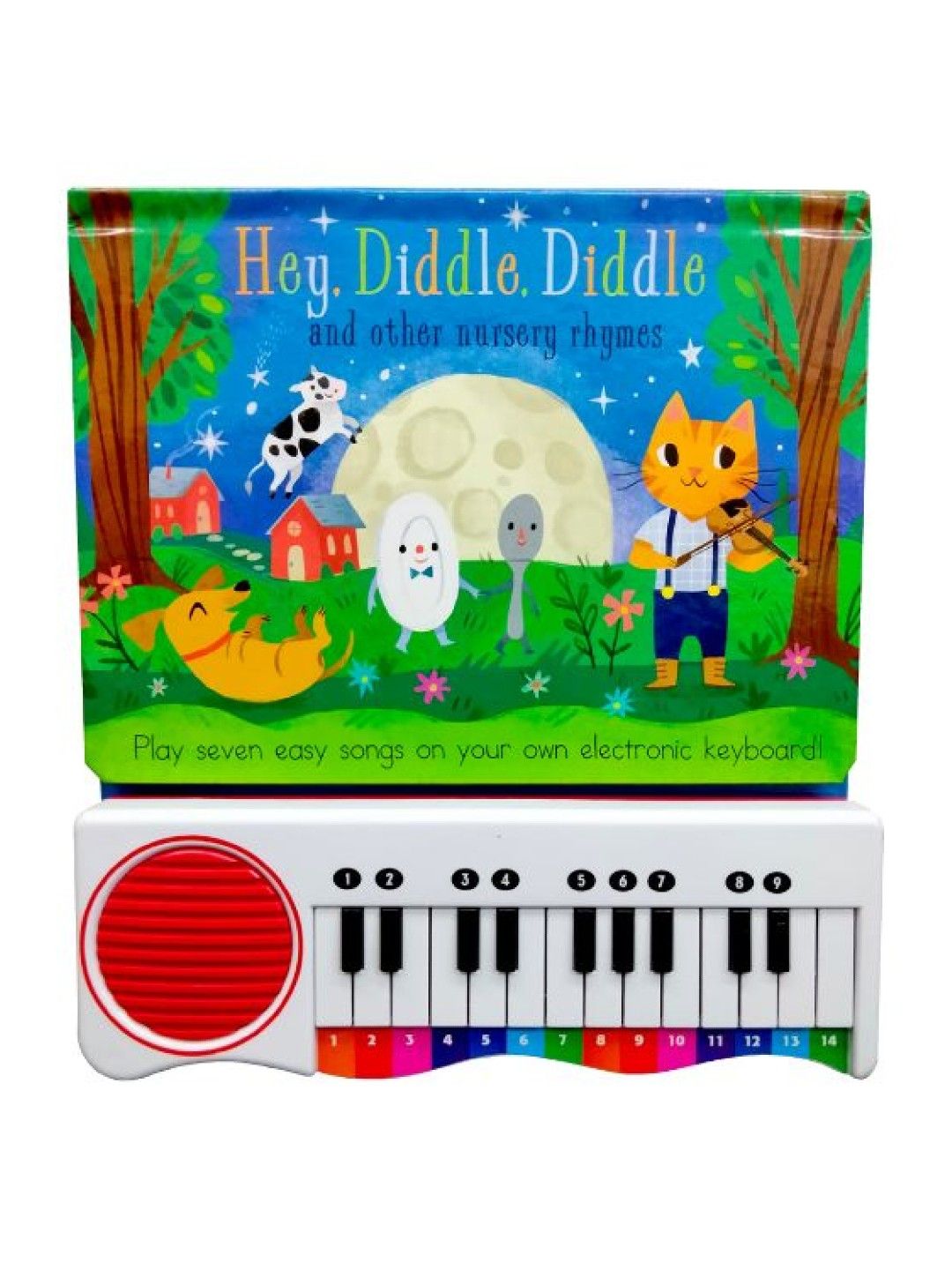 Learning is Fun Piano Book - Hey Diddle Diddle (No Color- Image 1)