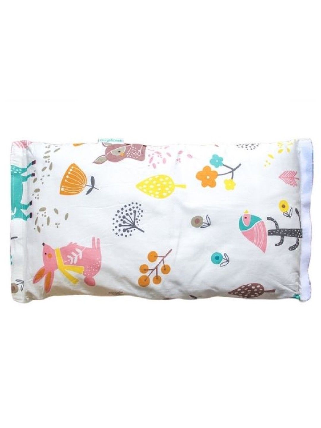 Orange & Peach 2-in-1 Breastfeeding Pillow Baby and Kids Pillow Poppy Spring (No Color- Image 2)