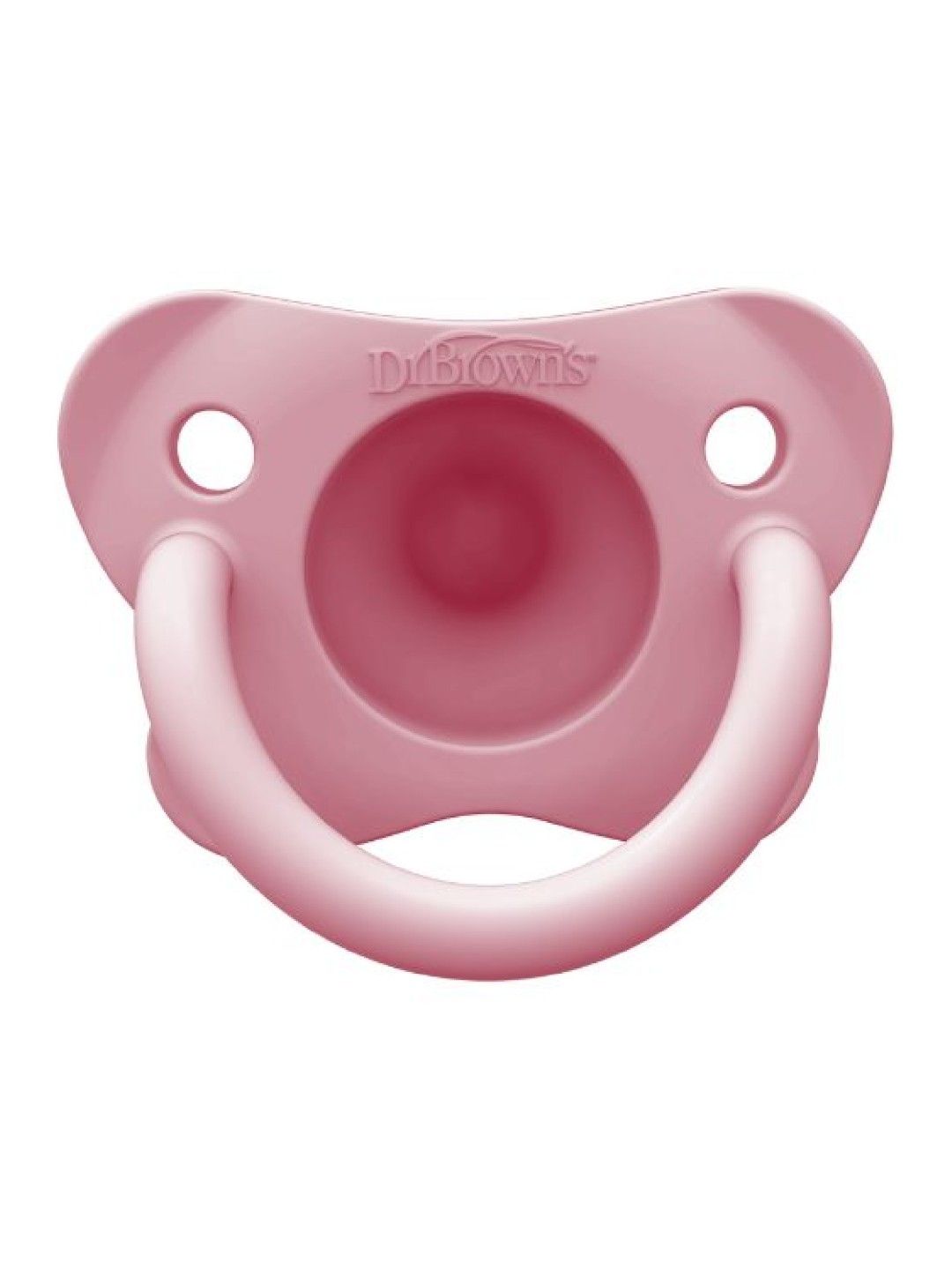Dr. Brown's Pacifier HappyPaci One-Piece Silicone (2-Pack) (Pink- Image 3)
