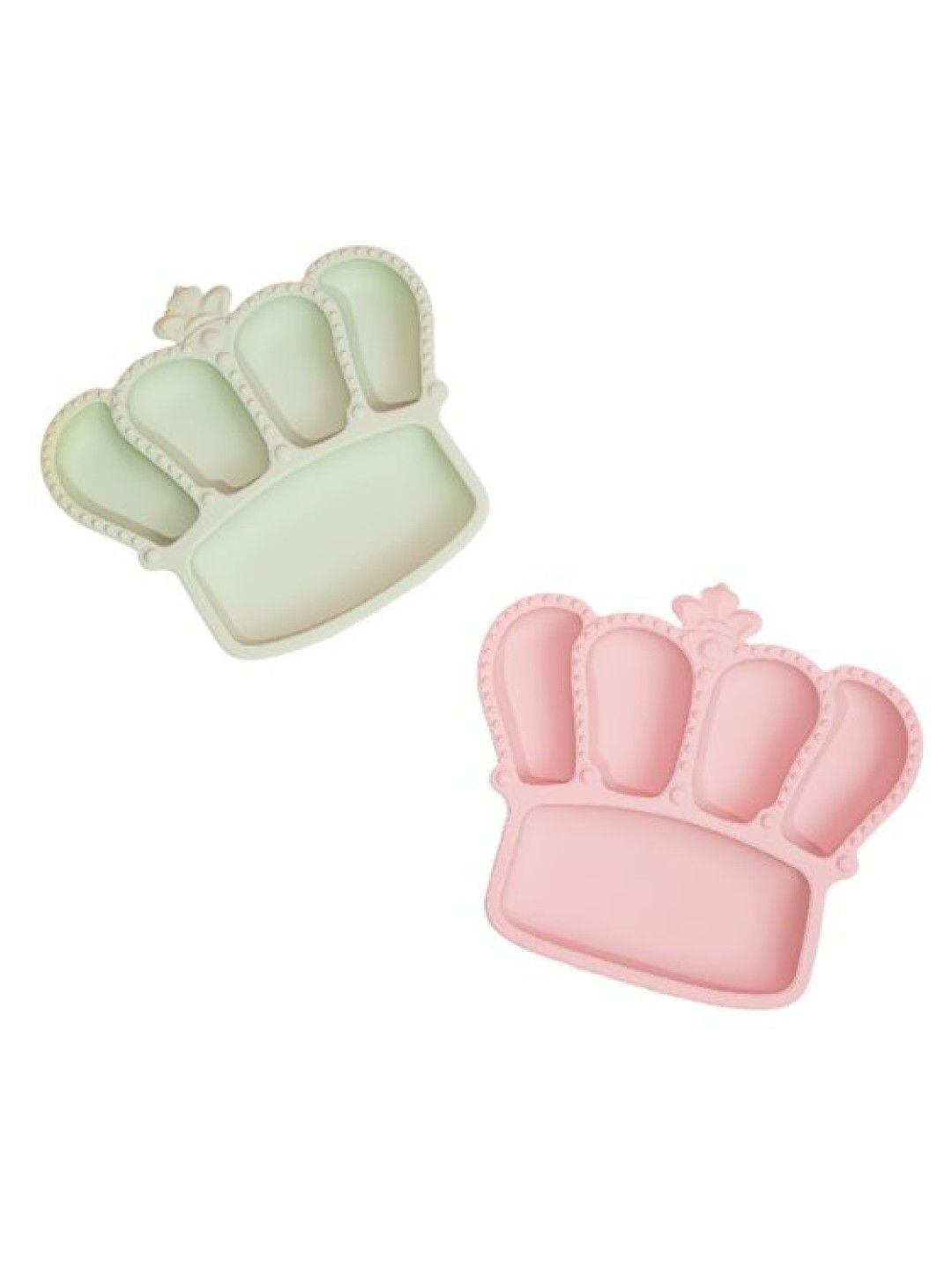 JulieBean Baby Prince and Princess Multi Suction Plate (Pink- Image 3)