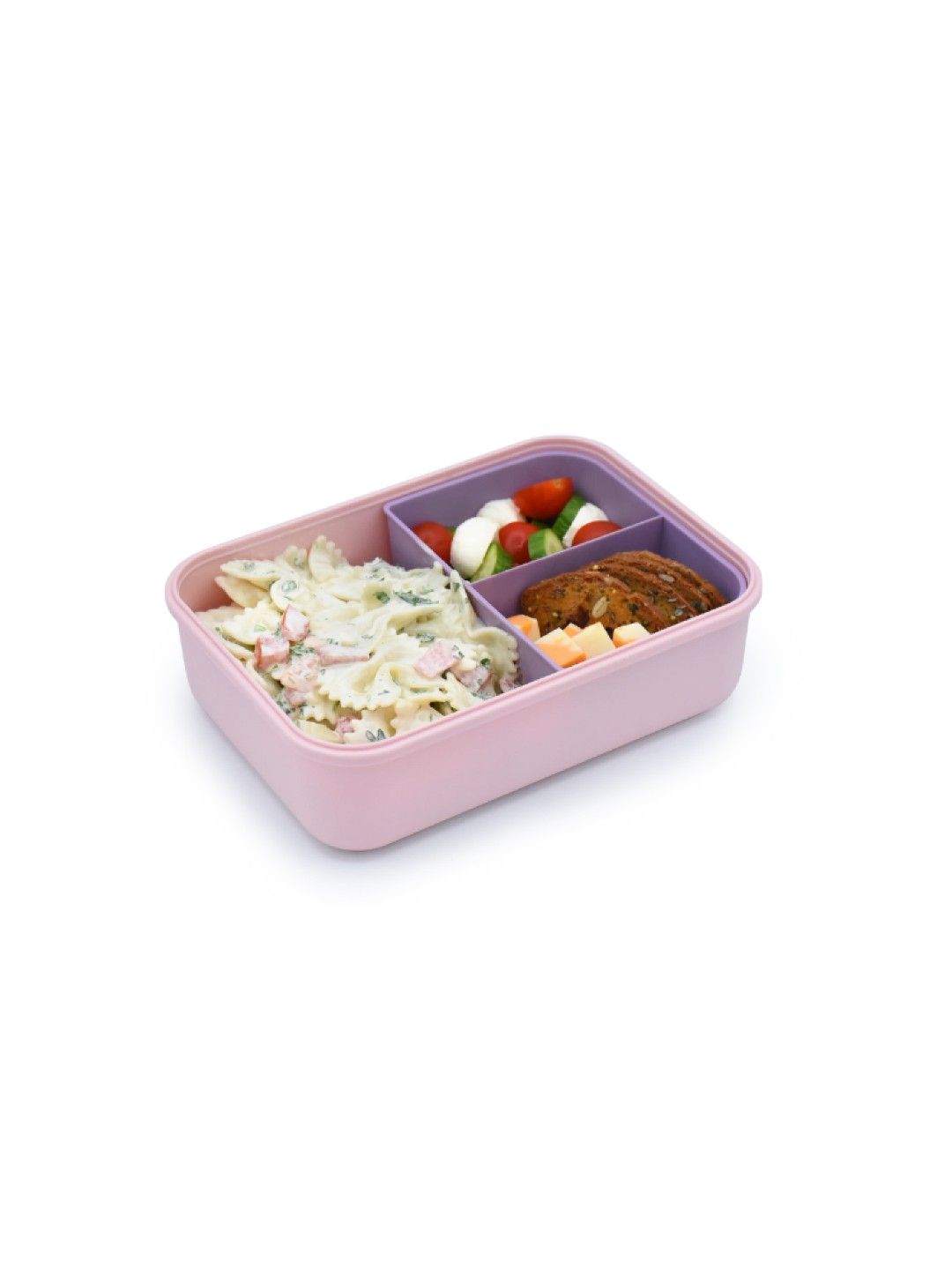 Melii Baby Bento Box with Removable Compartments (Pink- Image 3)