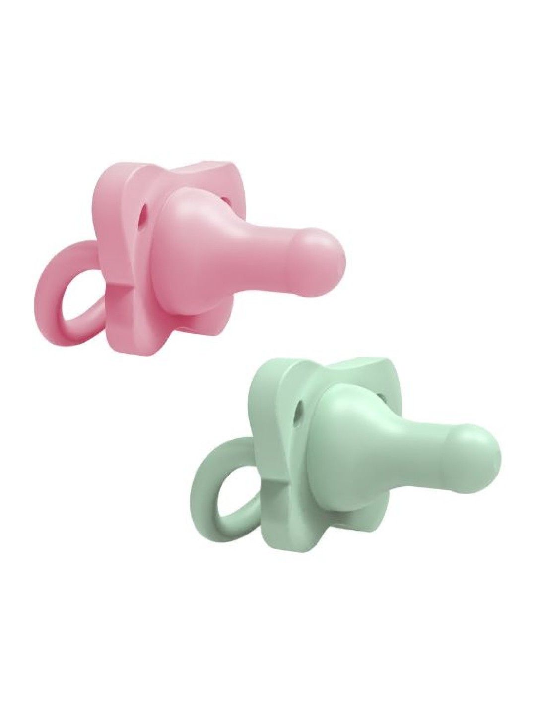 Dr. Brown's Pacifier HappyPaci One-Piece Silicone (2-Pack) (Pink- Image 1)